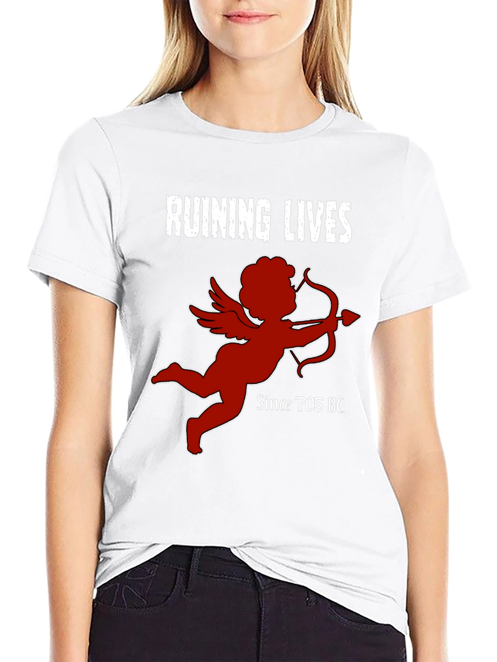 Ruining Lives Cupid Graphic T-Shirt