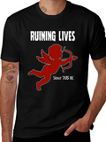 Ruining Lives Cupid Graphic T-Shirt