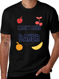 Caretaker by Day Baker by Night Graphic Tee