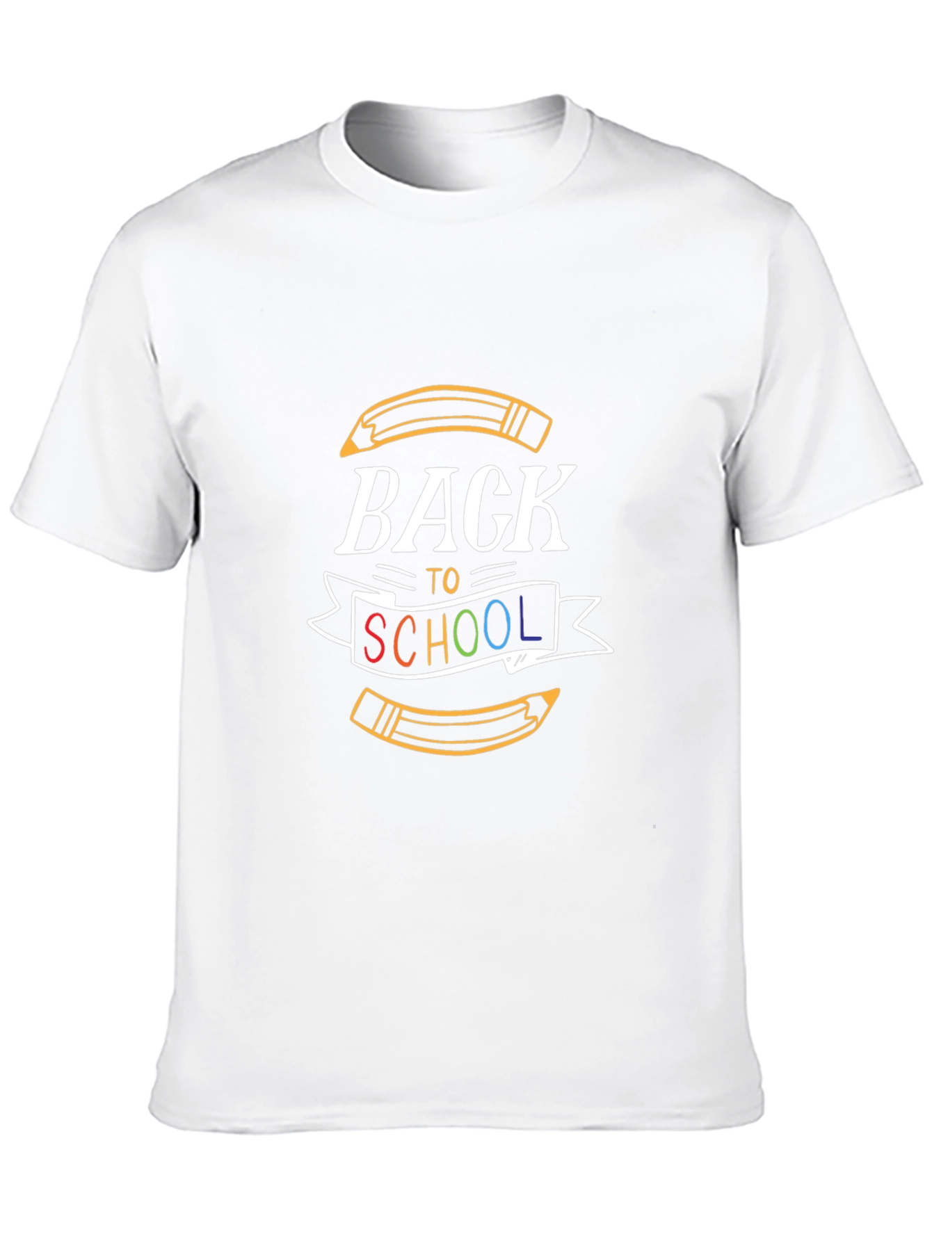 Back to School Graphic Tee - Black Cotton T-Shirt
