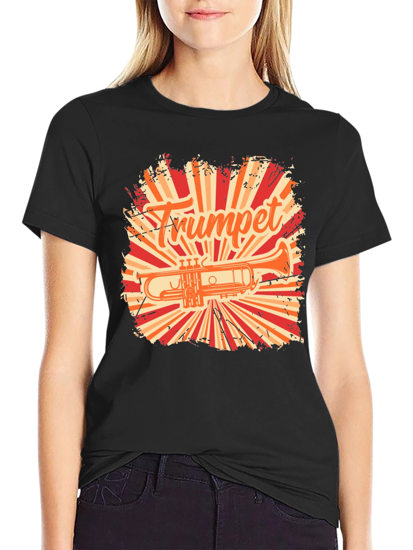 Vintage Trumpet T-Shirt - Musician Graphic Tee