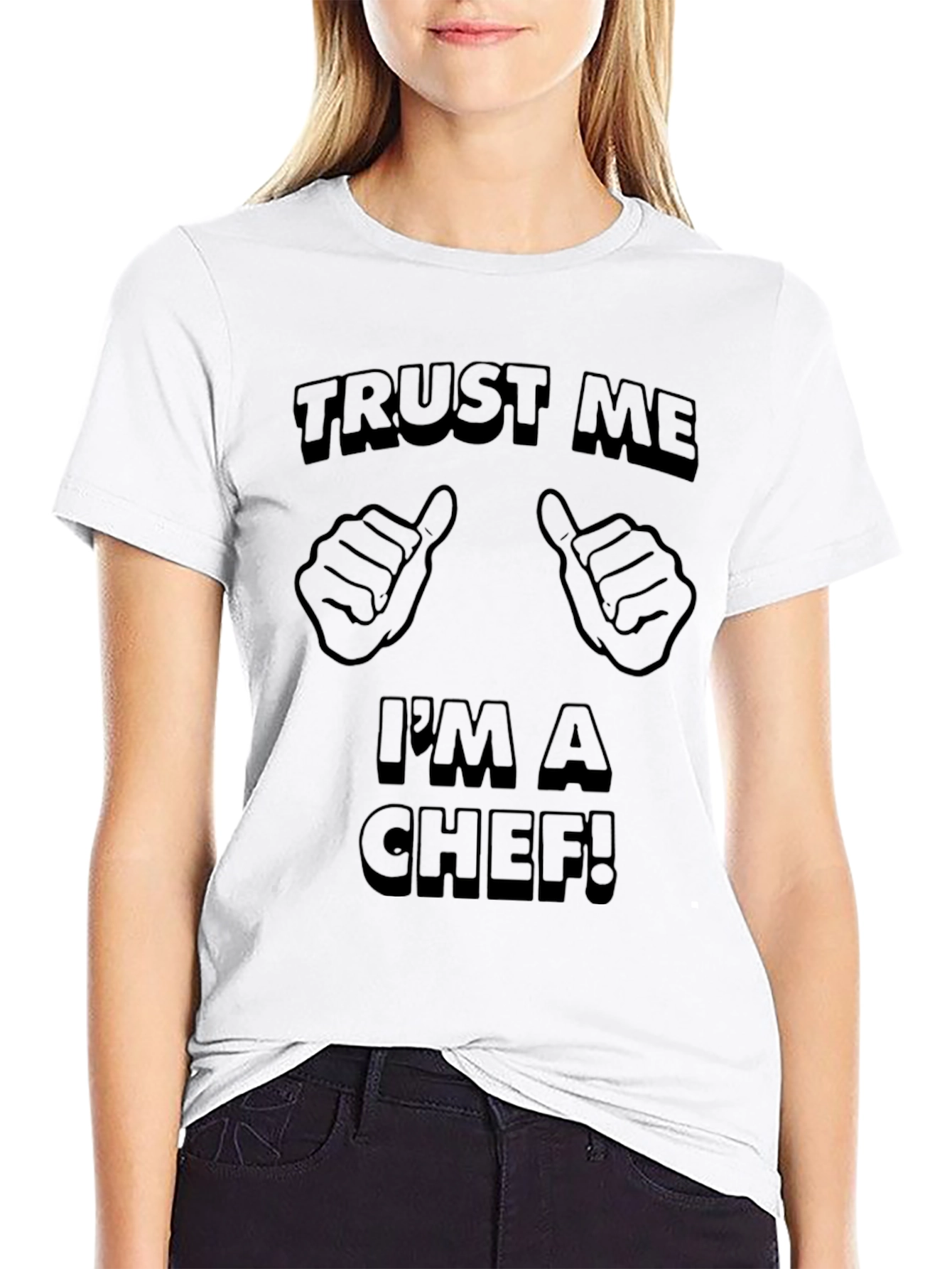 Trust Me Im A Chef Black T-Shirt