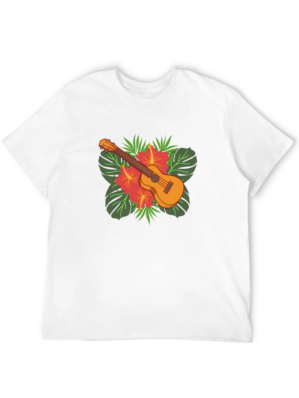 Tropical Ukulele Graphic Tee