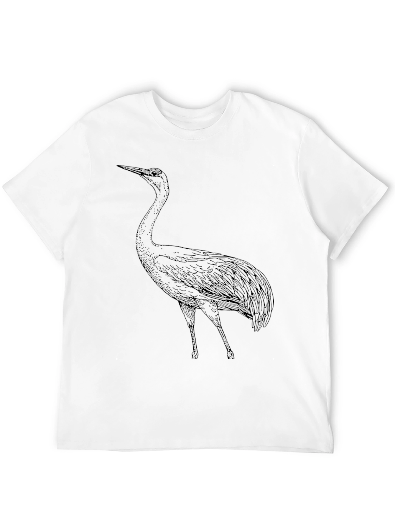 Crane Graphic Tee - Classic Black