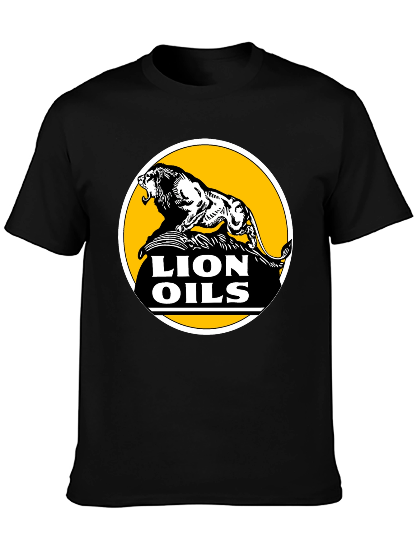 Lion Oils Black T-Shirt