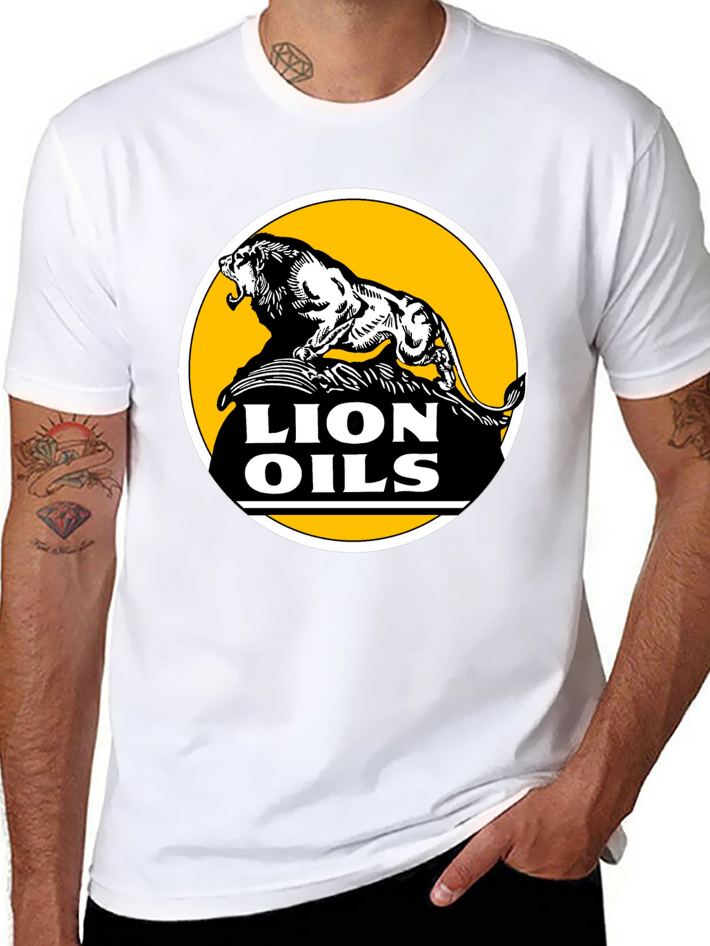 Lion Oils Black T-Shirt