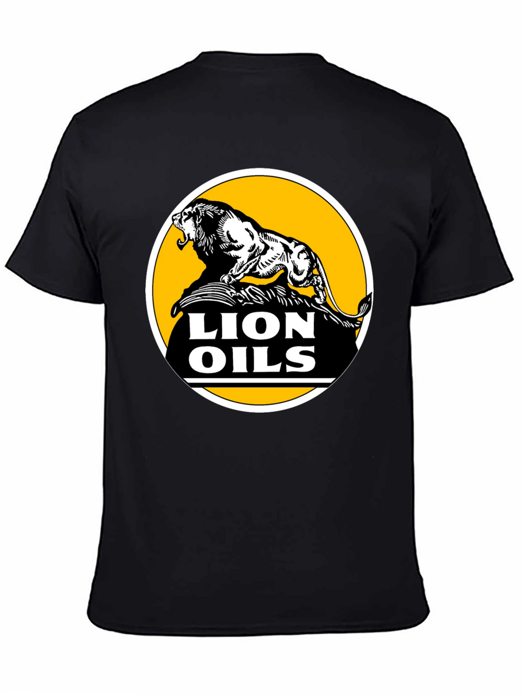 Lion Oils Black T-Shirt