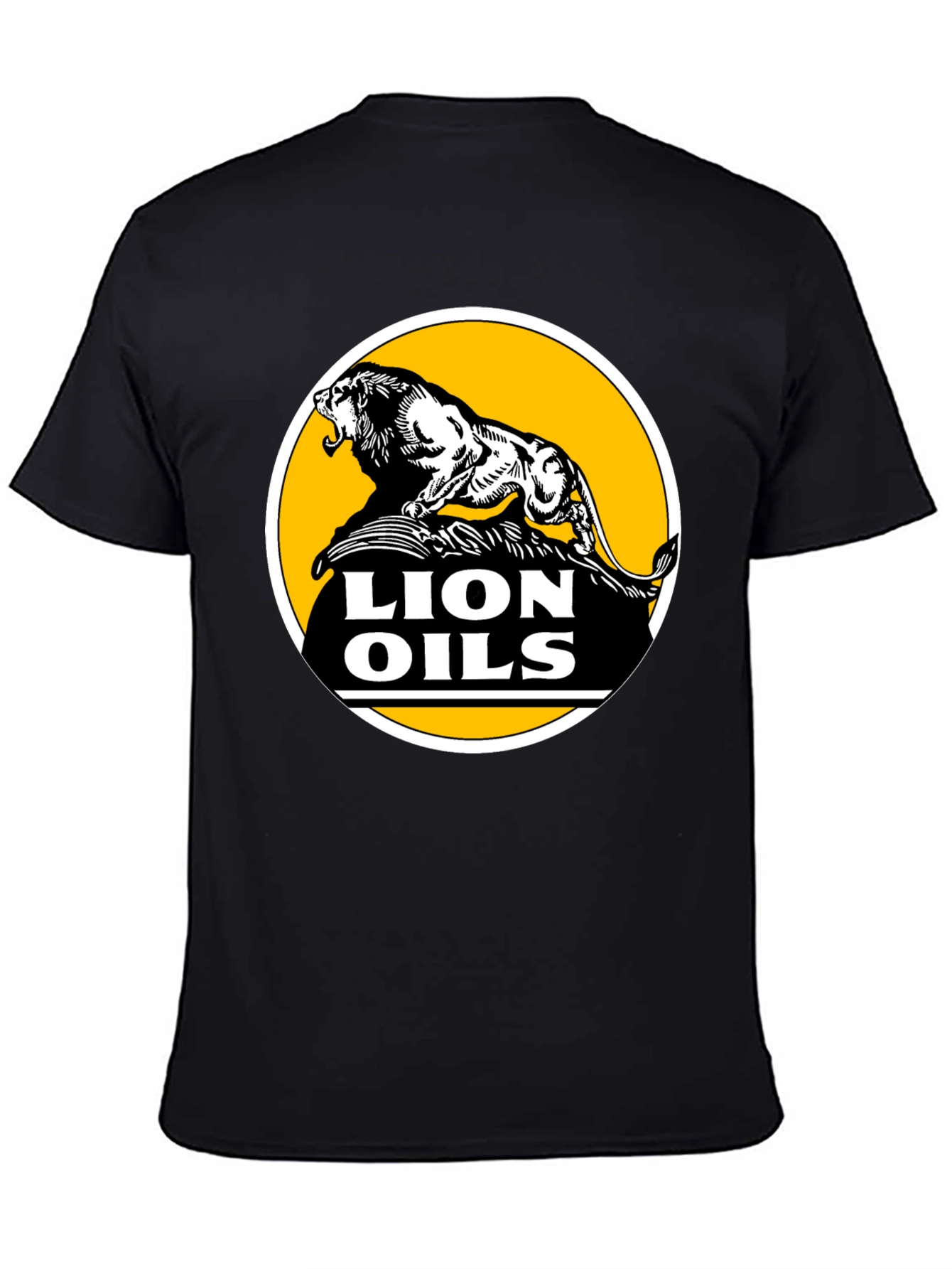 Lion Oils Black T-Shirt