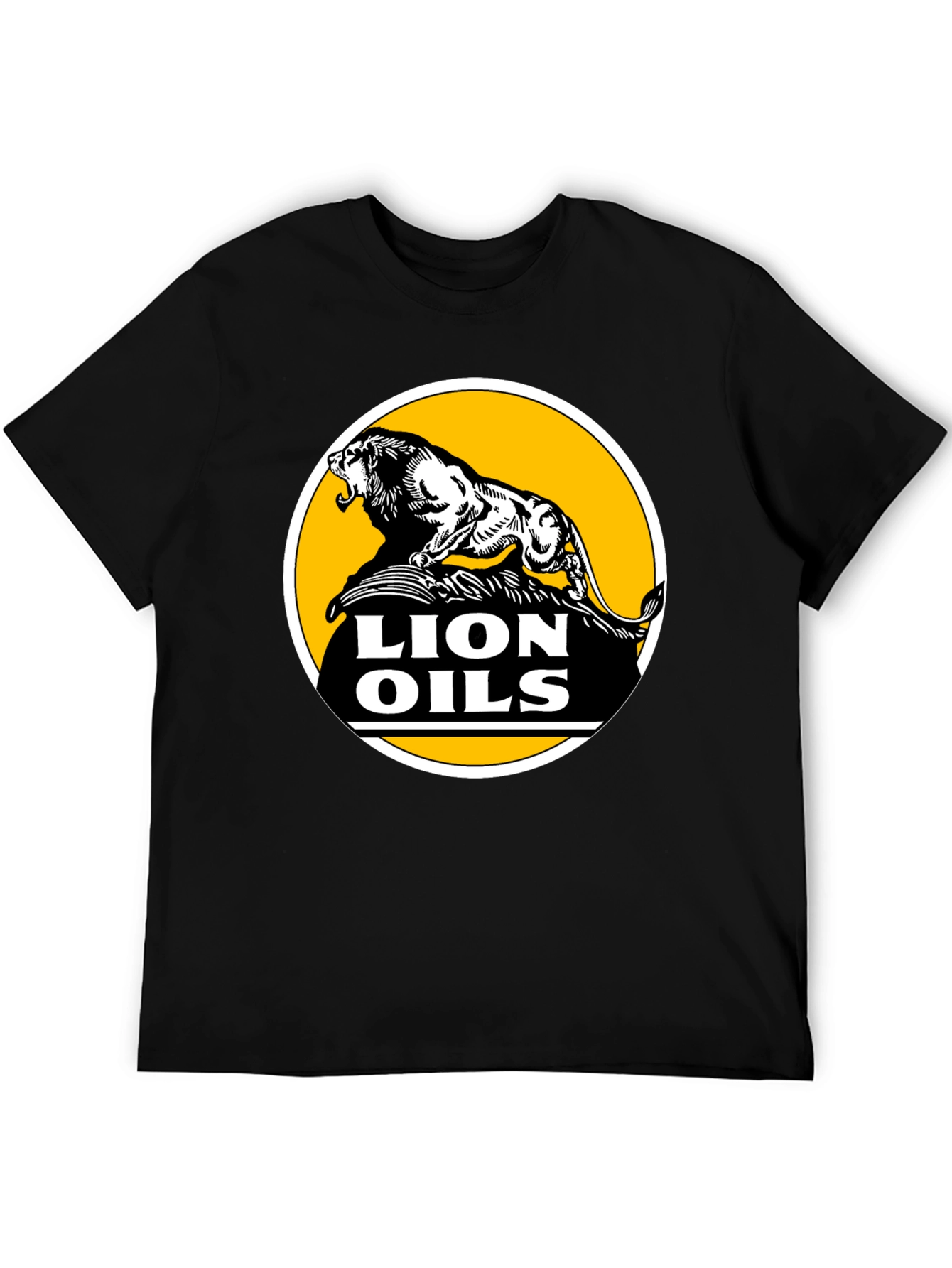 Lion Oils Black T-Shirt