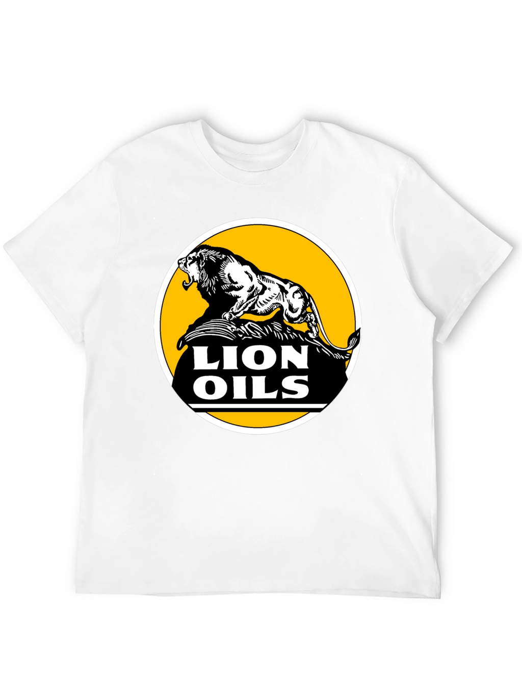 Lion Oils Black T-Shirt