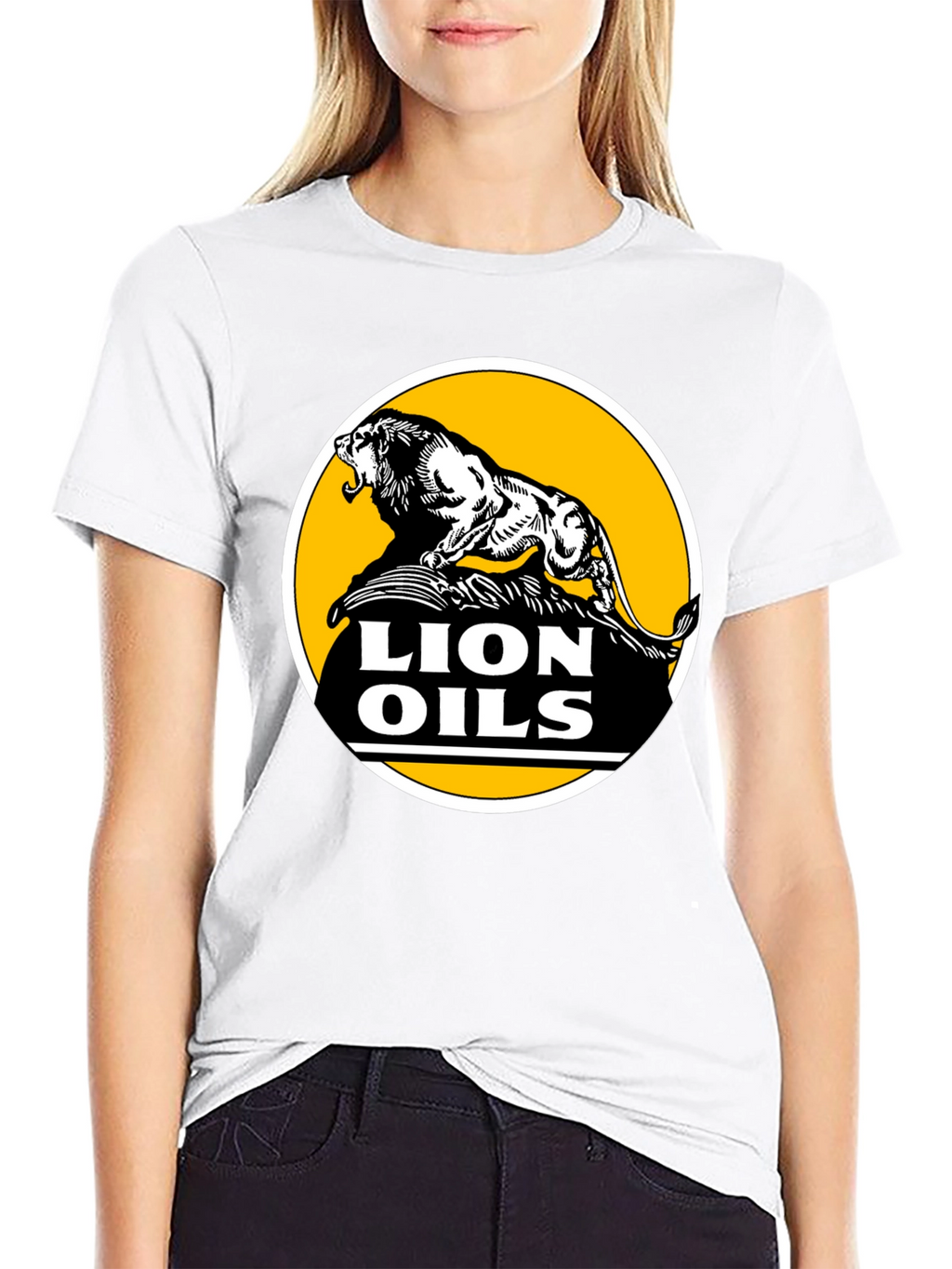 Lion Oils Black T-Shirt