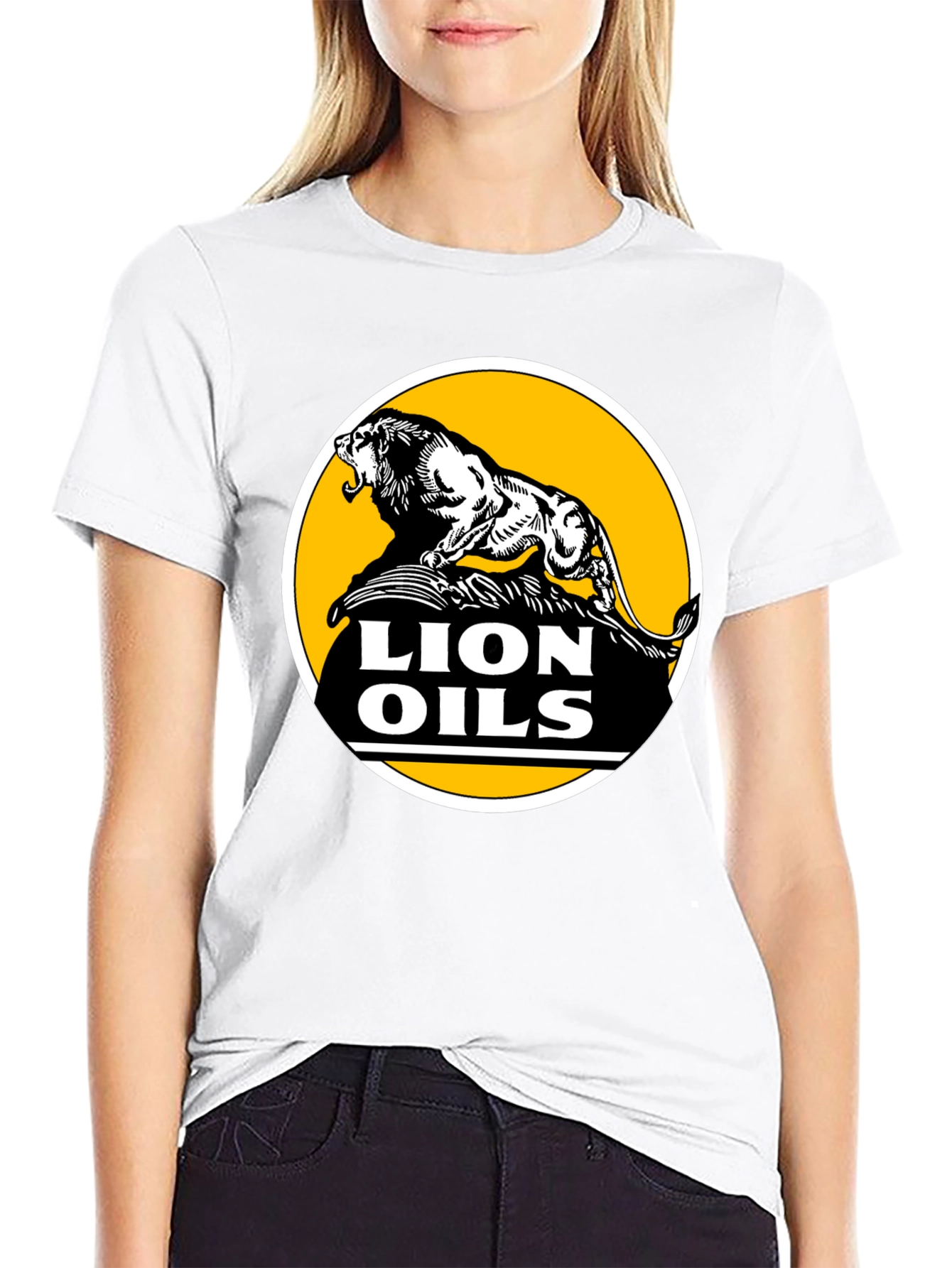 Lion Oils Black T-Shirt