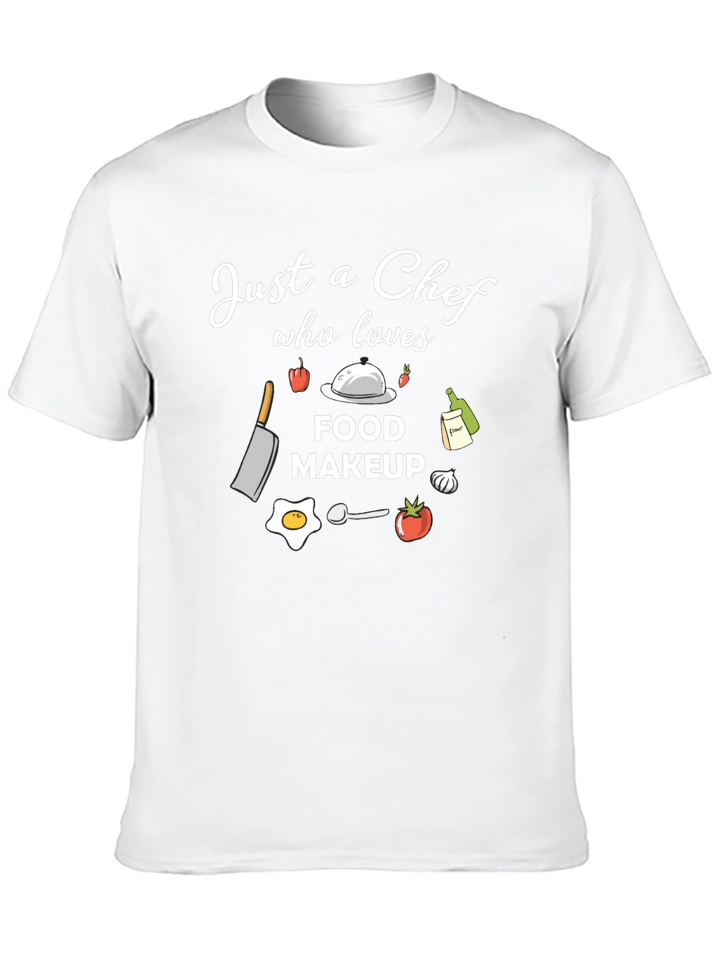 Chef Lover Graphic T-Shirt - Food Makeup Design