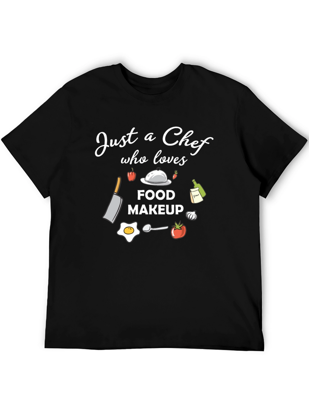 Chef Lover Graphic T-Shirt - Food Makeup Design