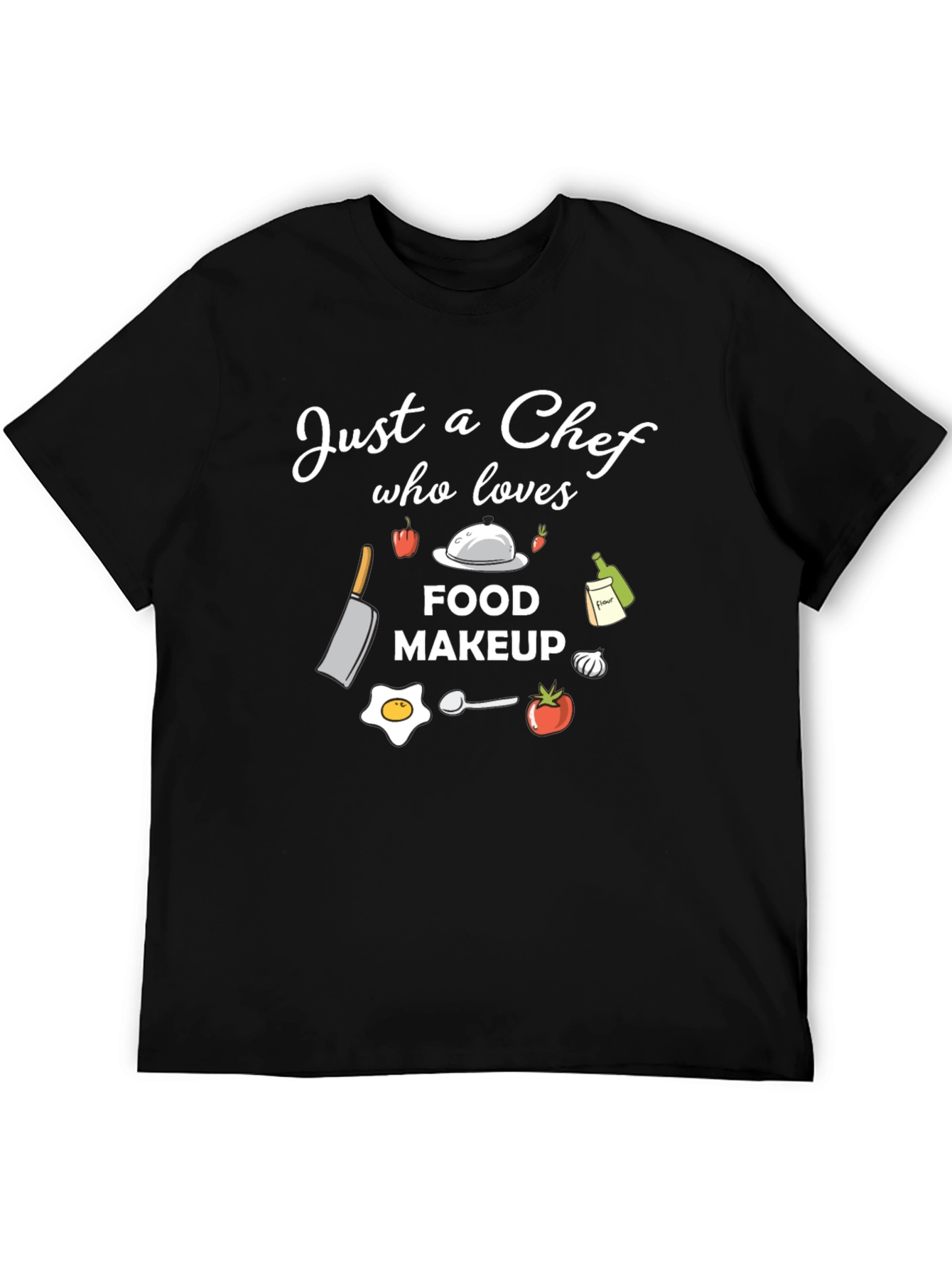 Chef Lover Graphic T-Shirt - Food Makeup Design