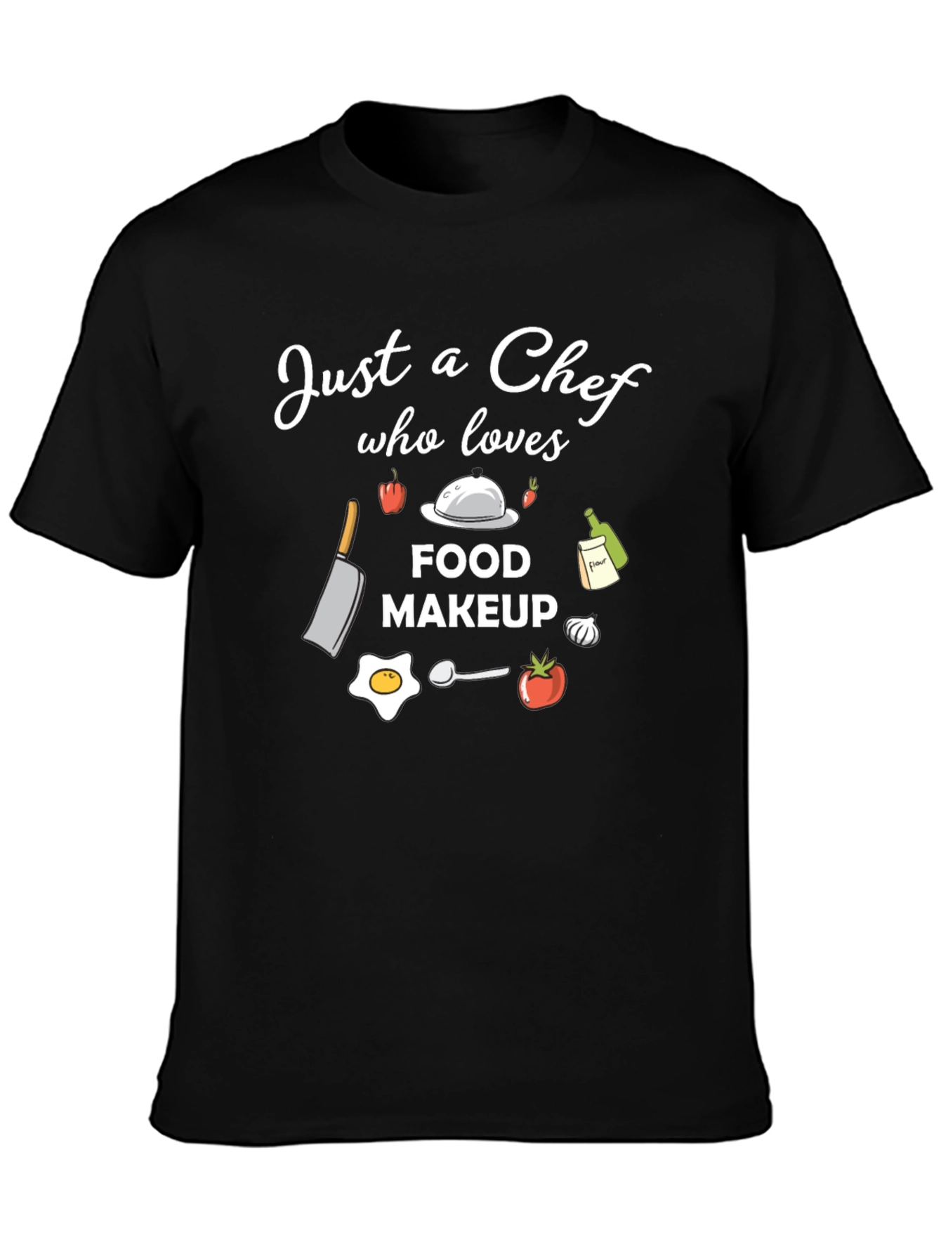 Chef Lover Graphic T-Shirt - Food Makeup Design
