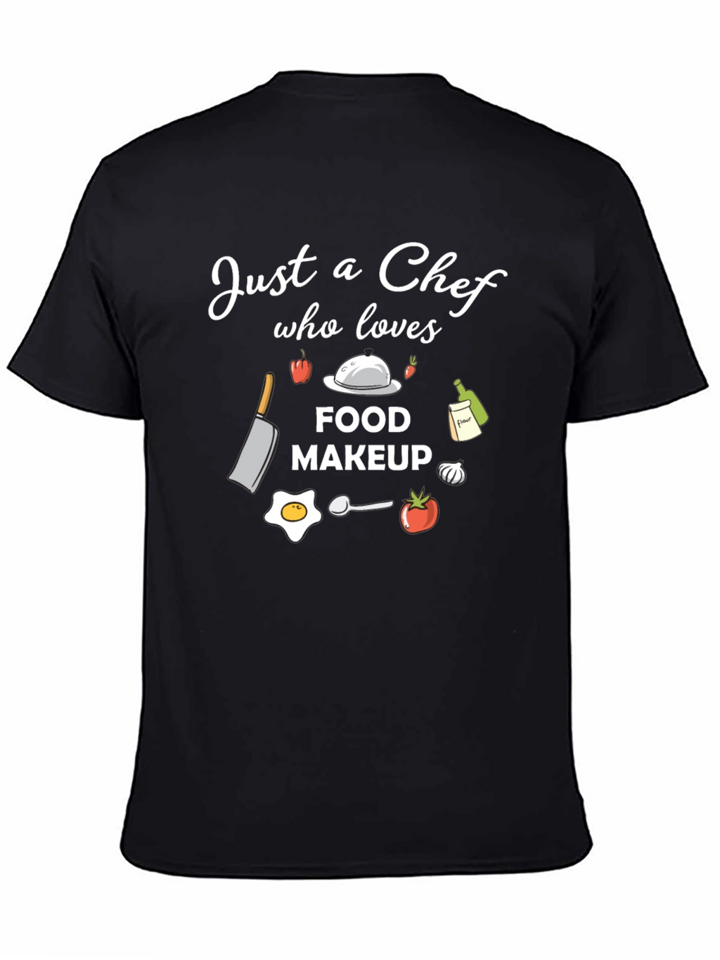 Chef Lover Graphic T-Shirt - Food Makeup Design