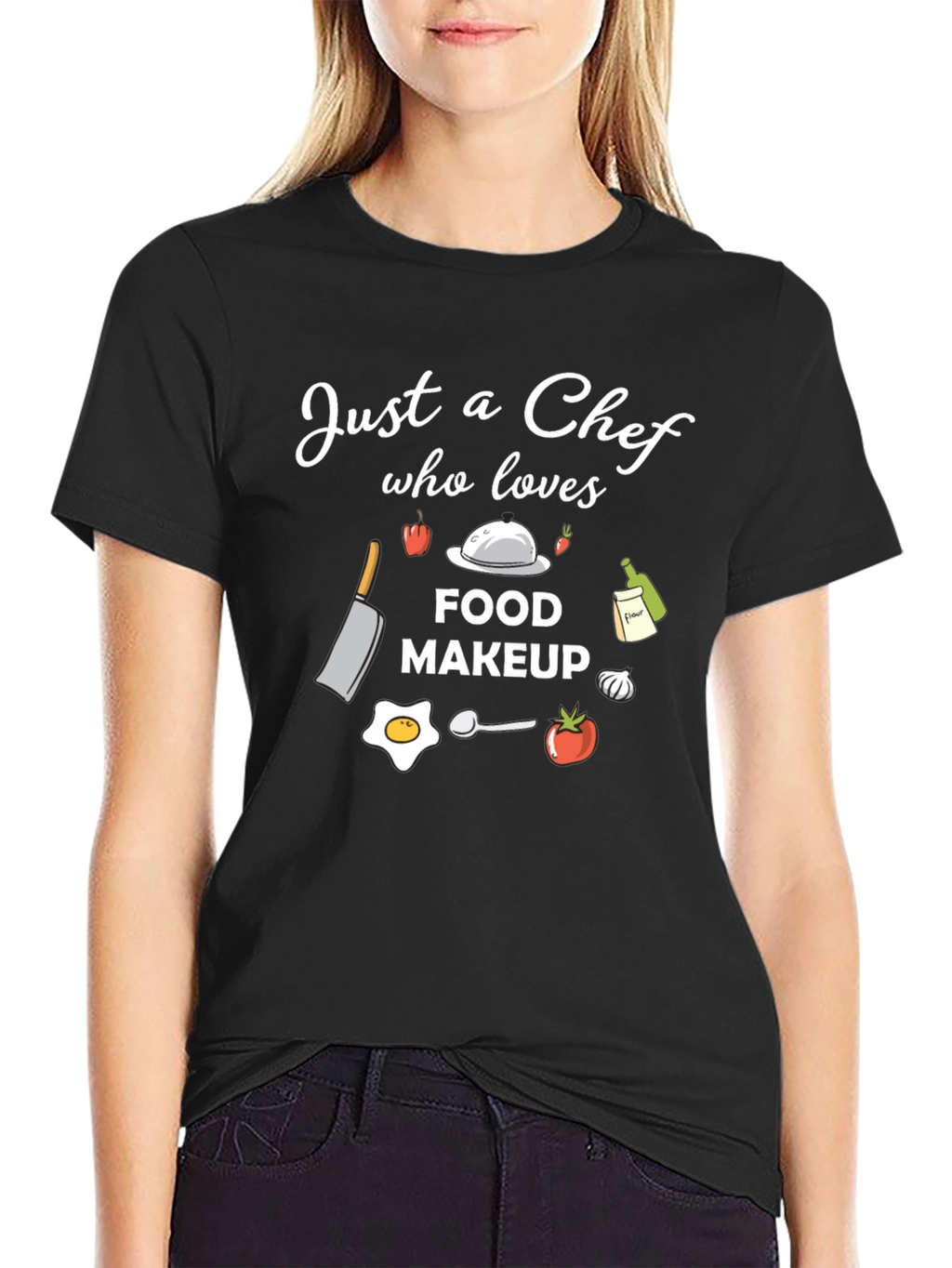 Chef Lover Graphic T-Shirt - Food Makeup Design