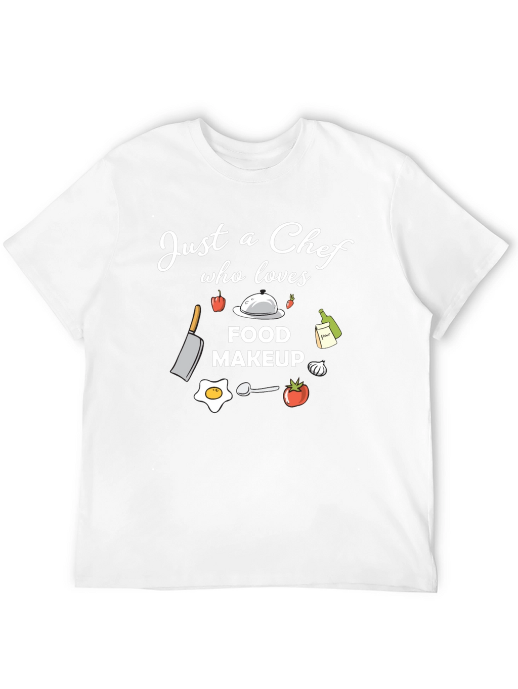 Chef Lover Graphic T-Shirt - Food Makeup Design