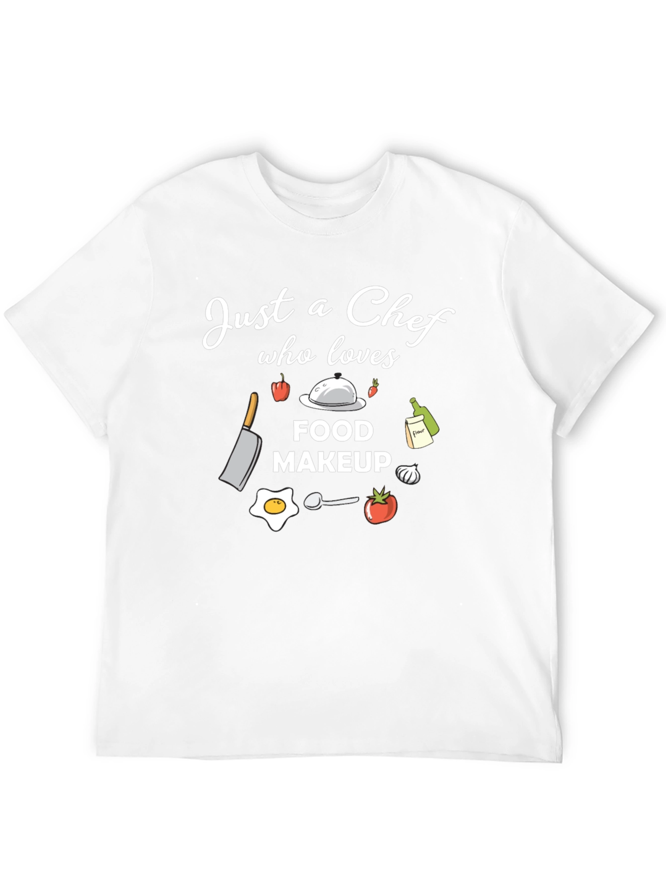 Chef Lover Graphic T-Shirt - Food Makeup Design