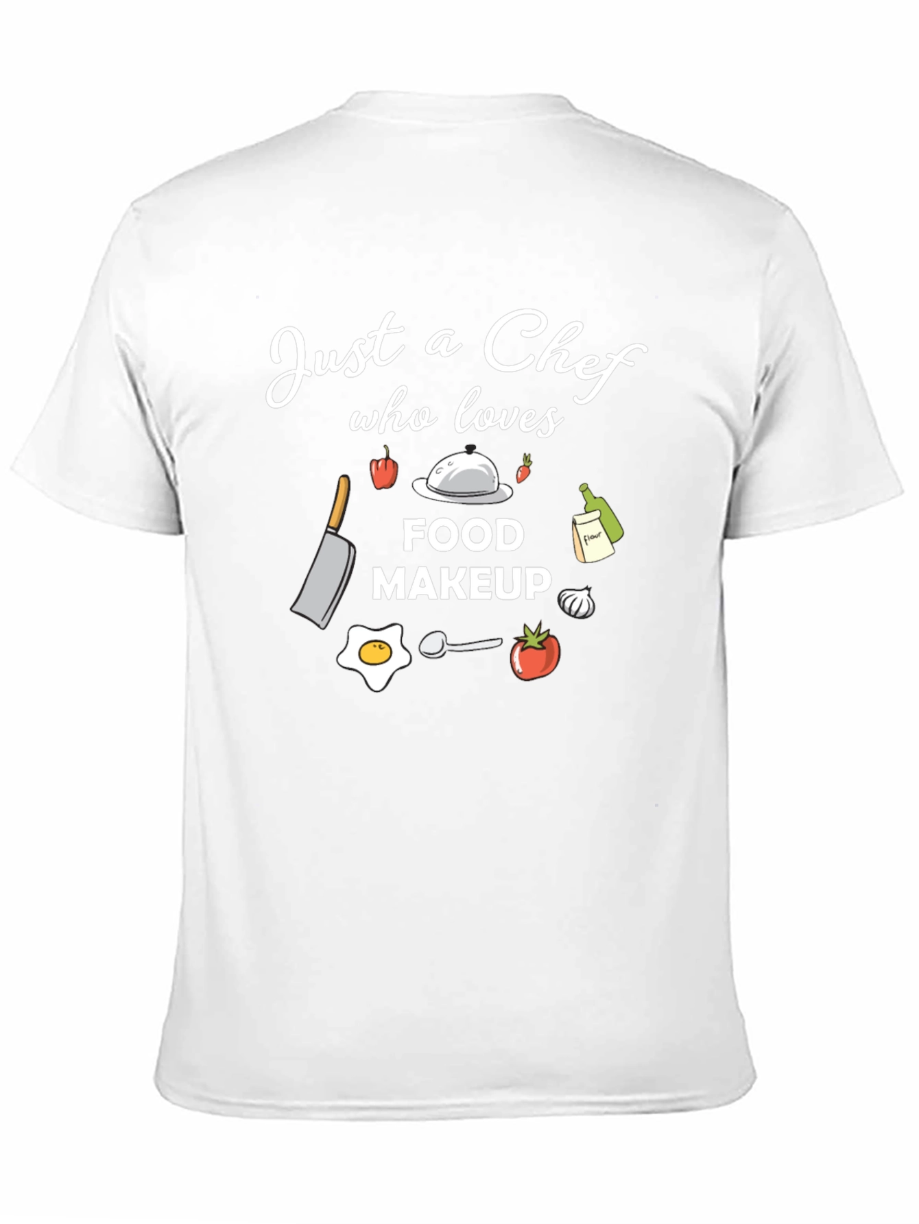 Chef Lover Graphic T-Shirt - Food Makeup Design