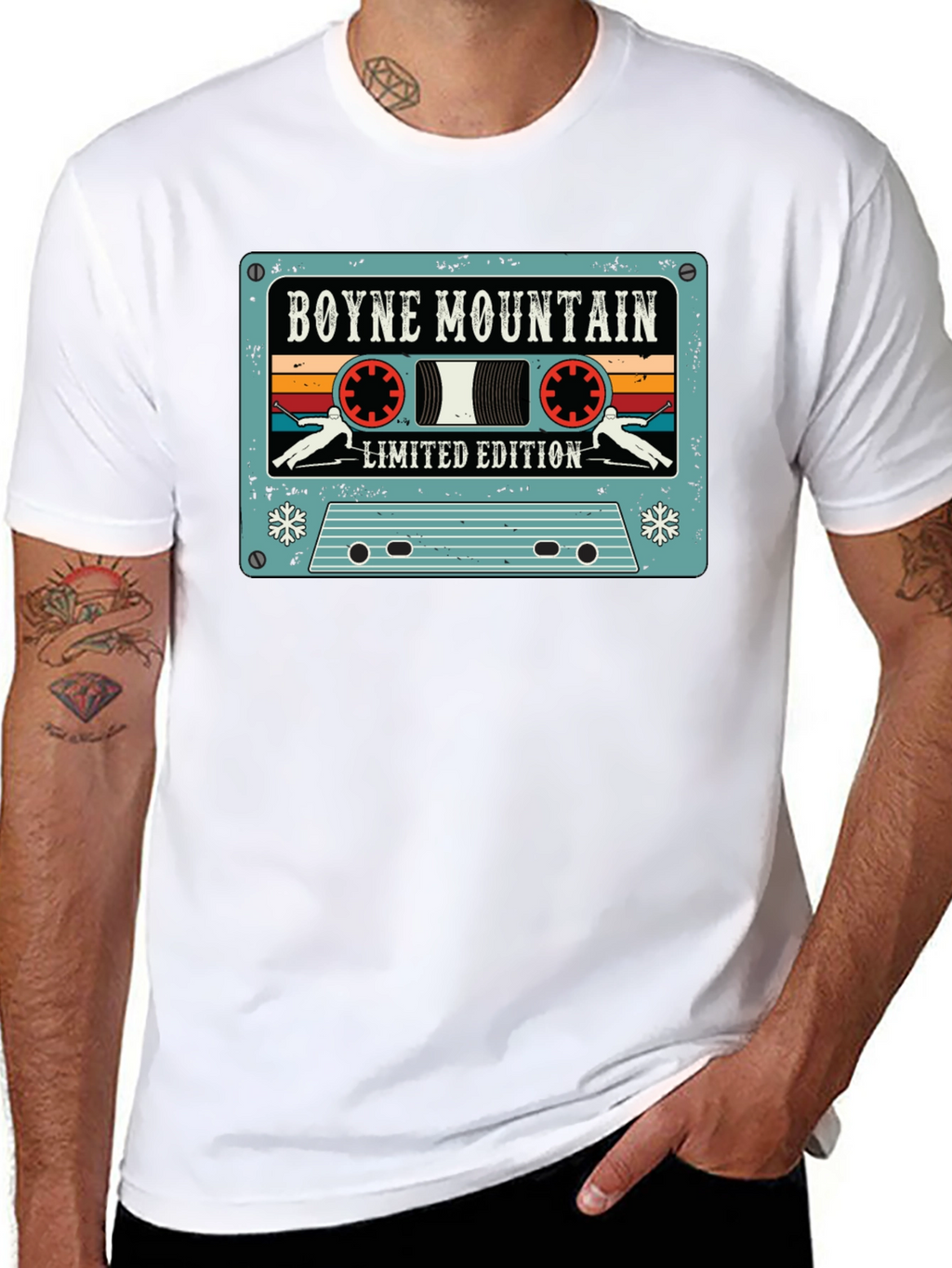 Boyne Mountain Limited Edition Retro Cassette T-Shirt