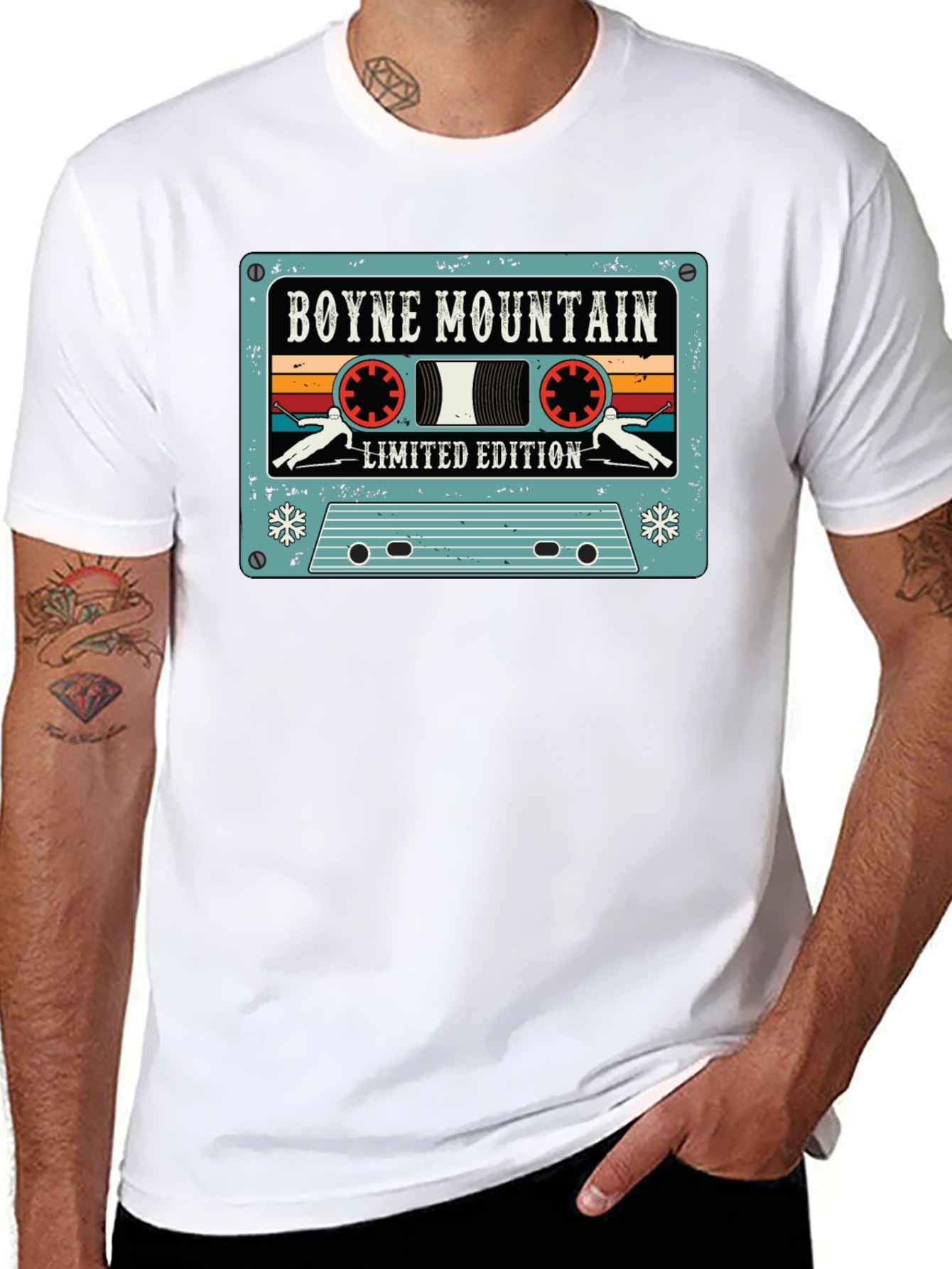 Boyne Mountain Limited Edition Retro Cassette T-Shirt