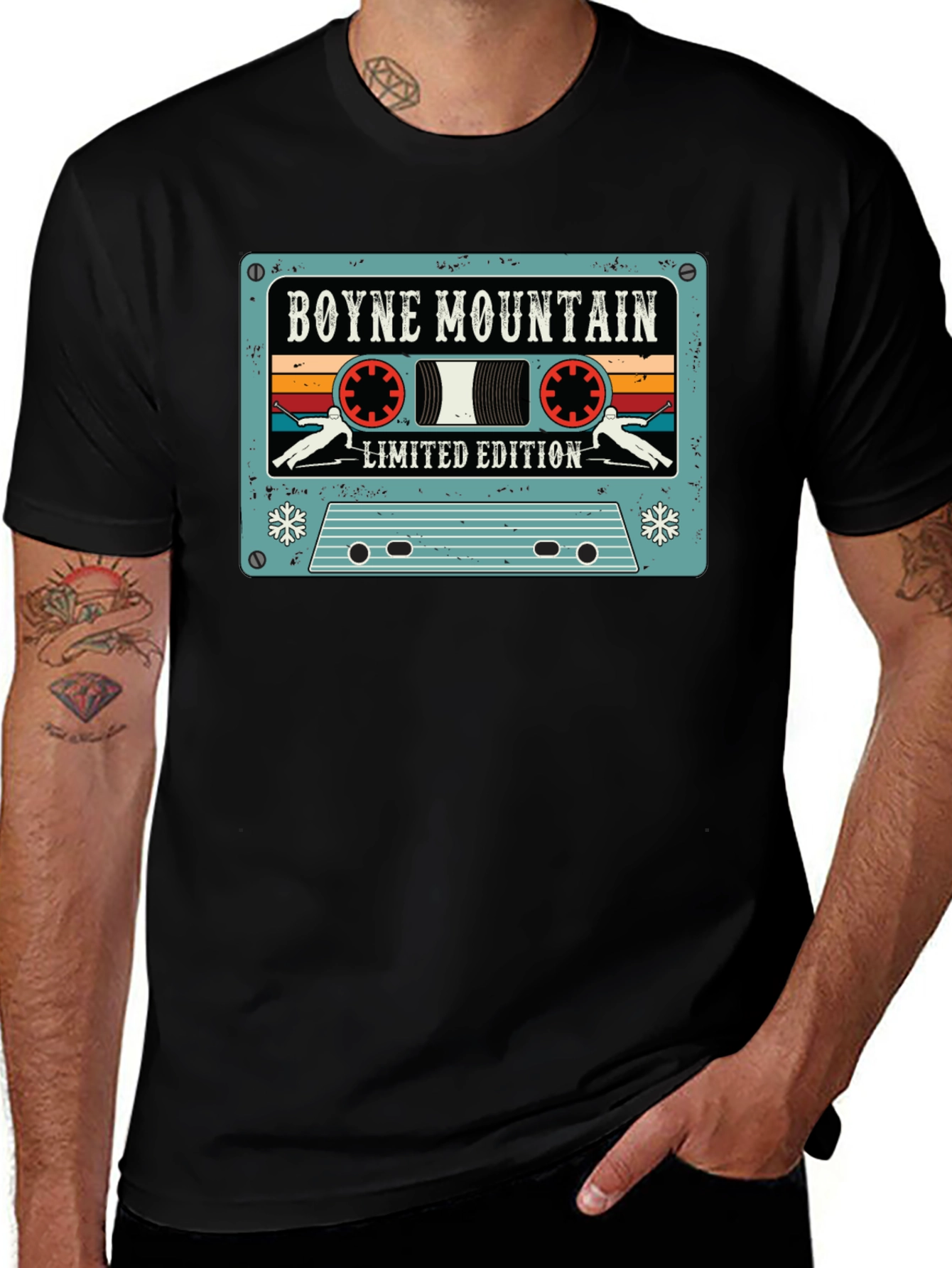 Boyne Mountain Limited Edition Retro Cassette T-Shirt
