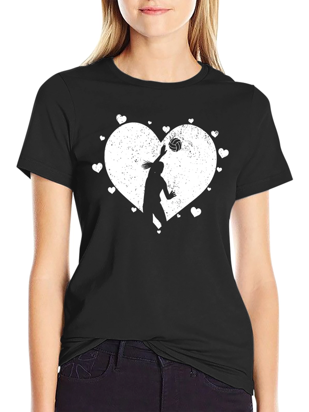Volleyball Heart T-Shirt