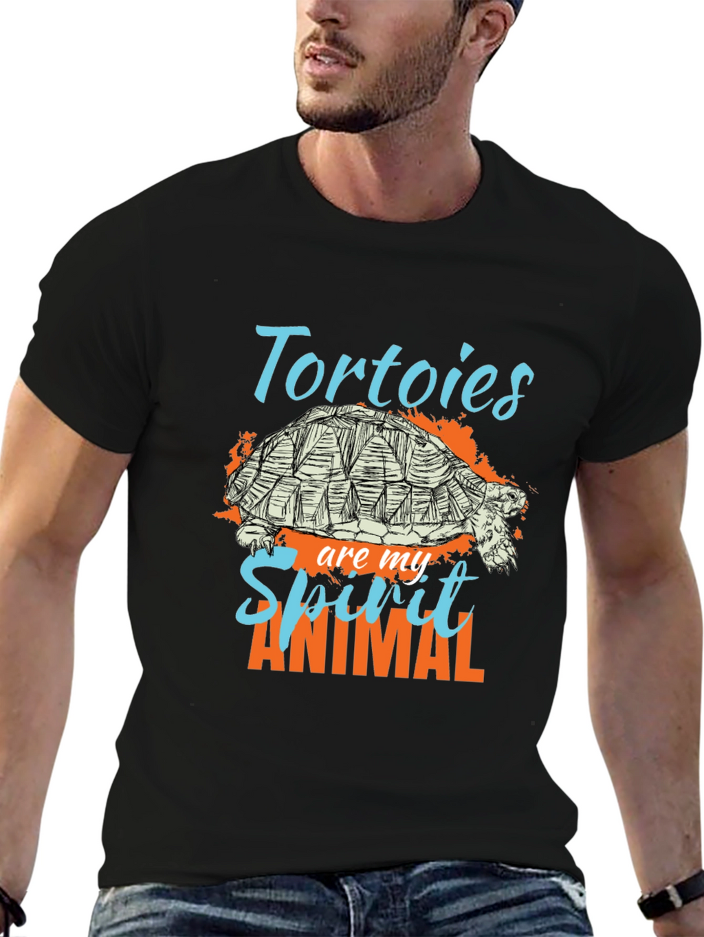 Tortoise Spirit Animal T-Shirt - Cool Graphic Tee