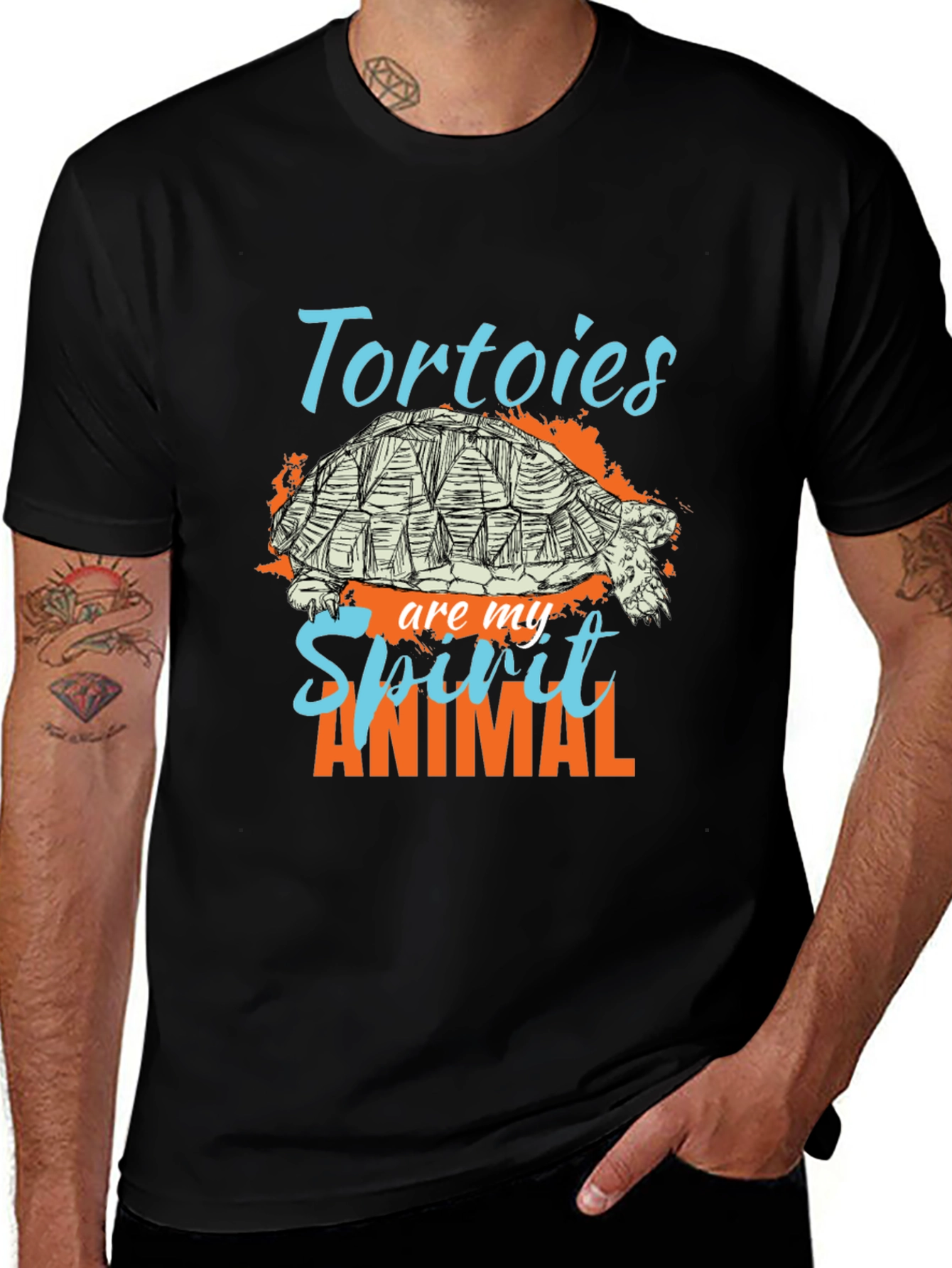 Tortoise Spirit Animal T-Shirt - Cool Graphic Tee