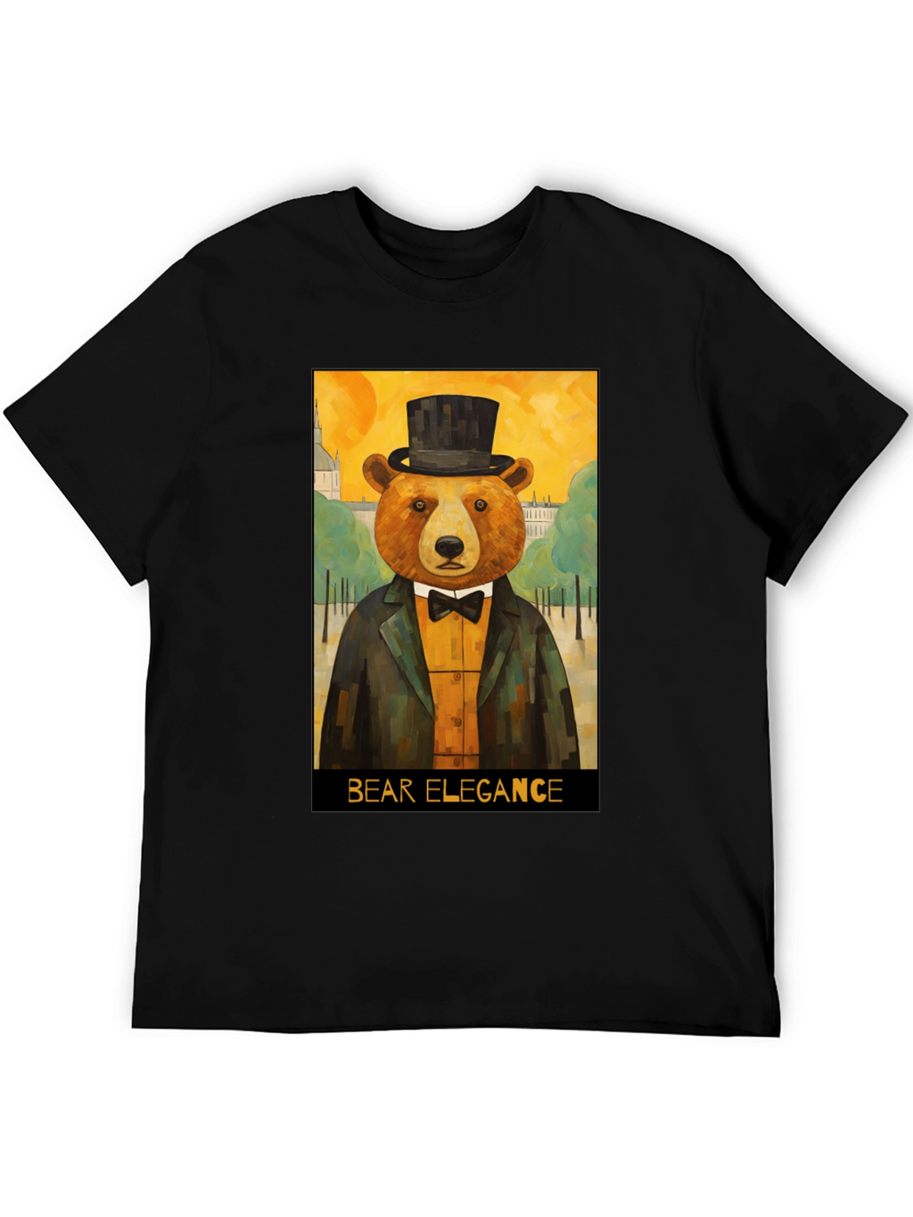 Bear Elegance Graphic Tee