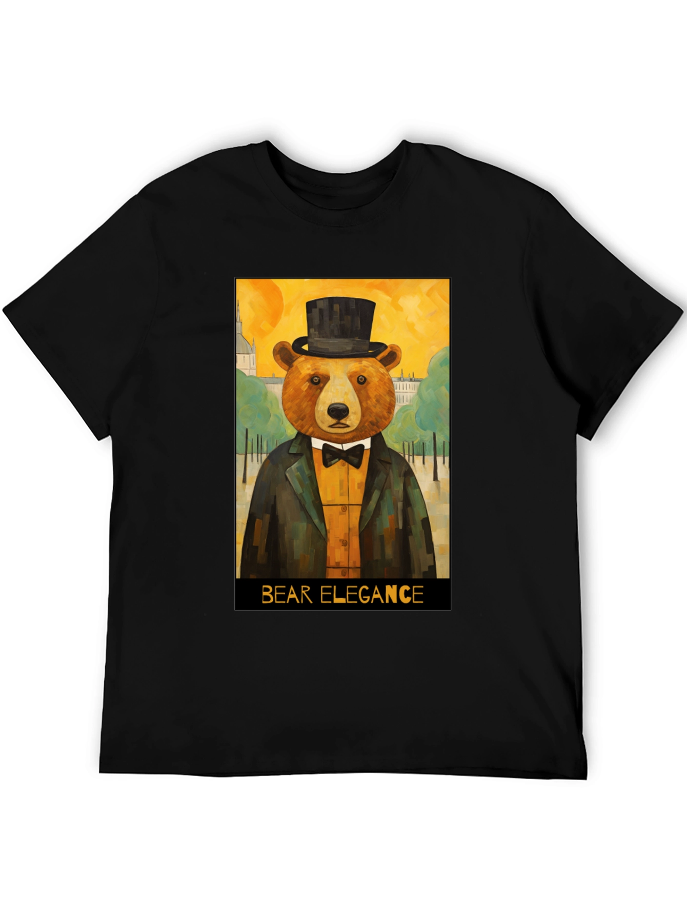 Bear Elegance Graphic Tee