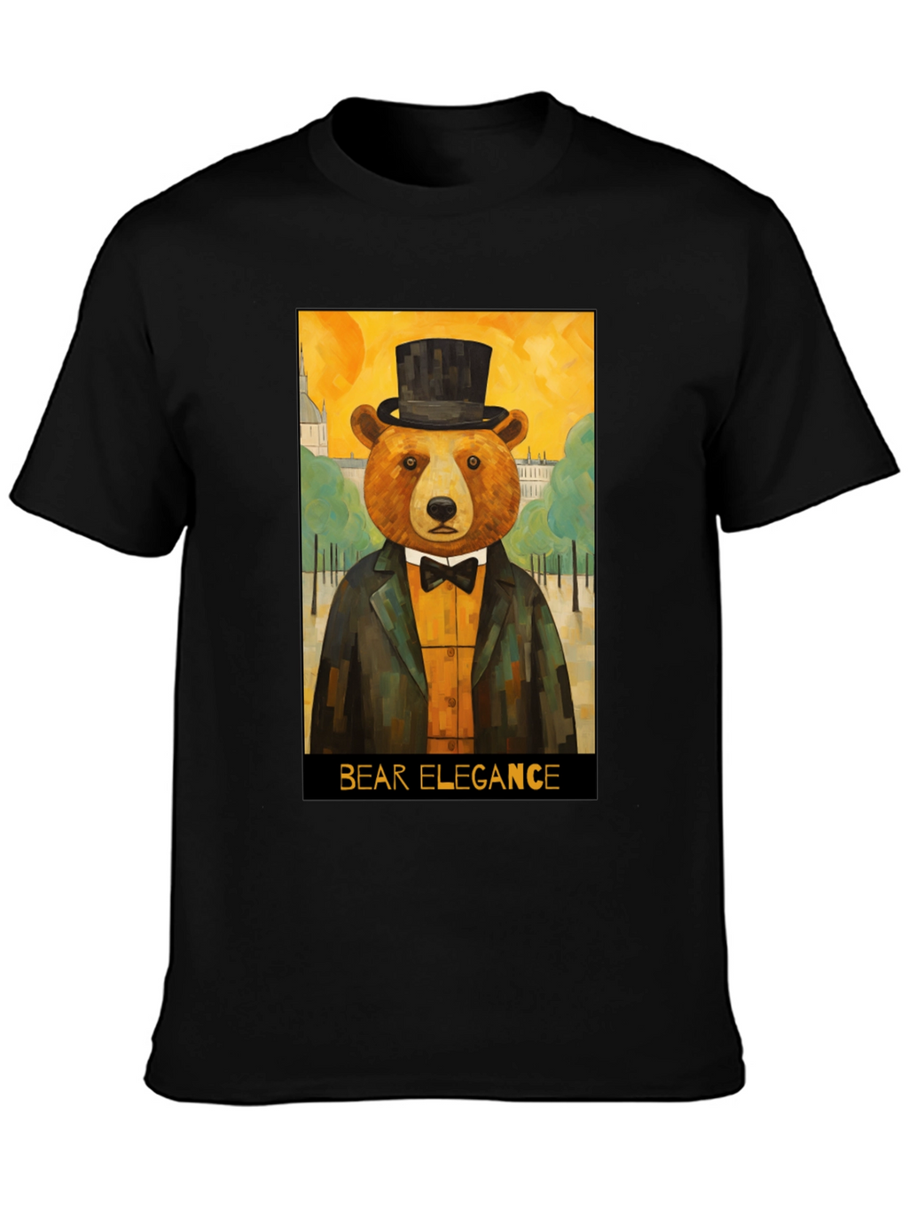 Bear Elegance Graphic Tee