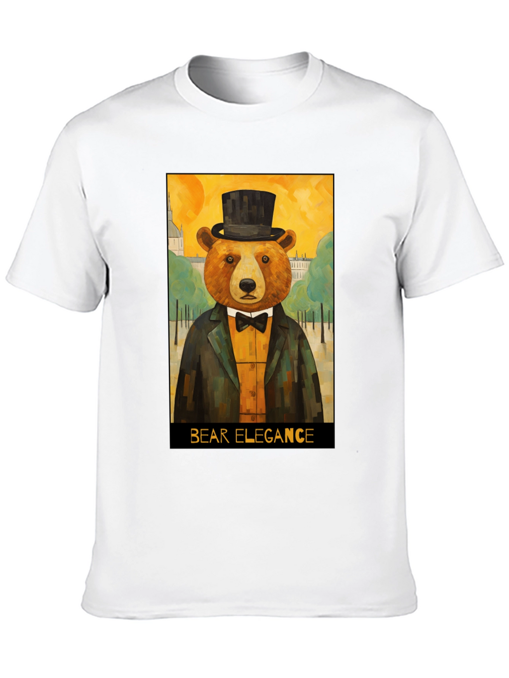 Bear Elegance Graphic Tee