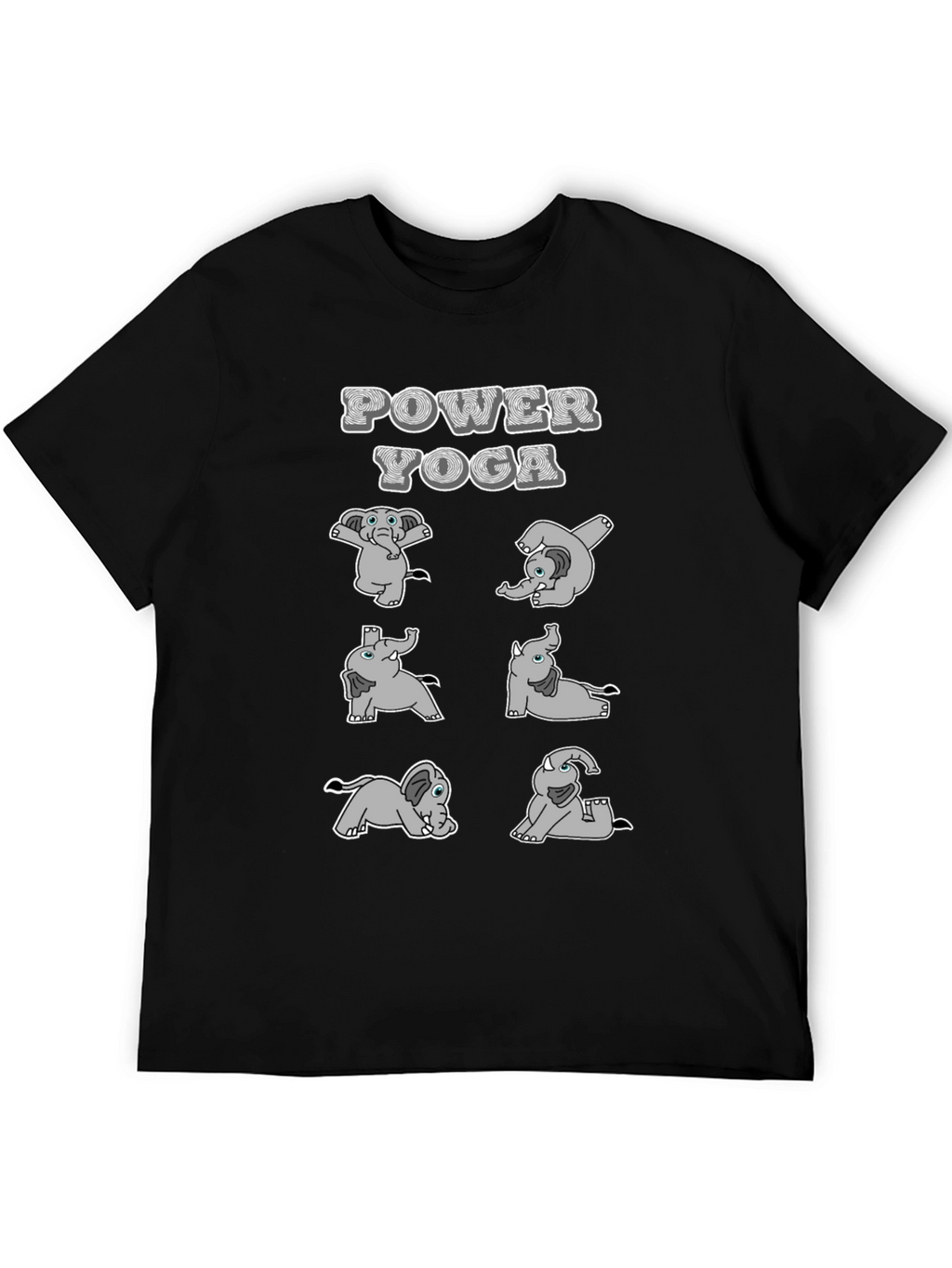 Power Yoga Elephant T-Shirt
