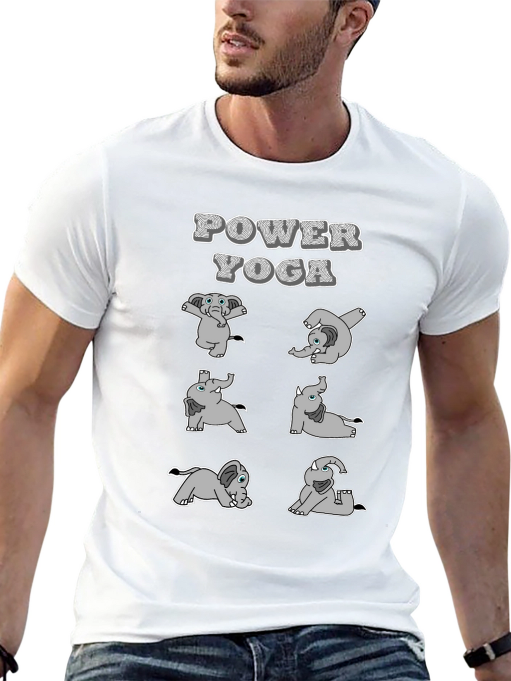 Power Yoga Elephant T-Shirt