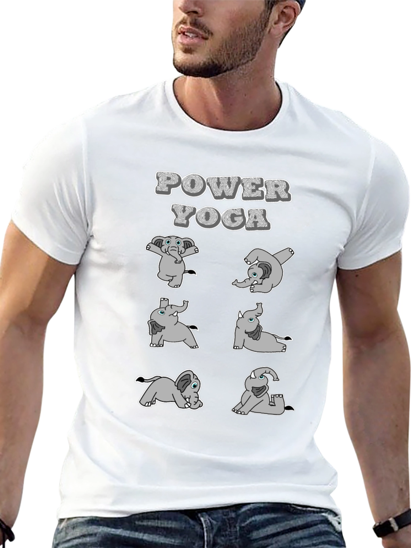 Power Yoga Elephant T-Shirt