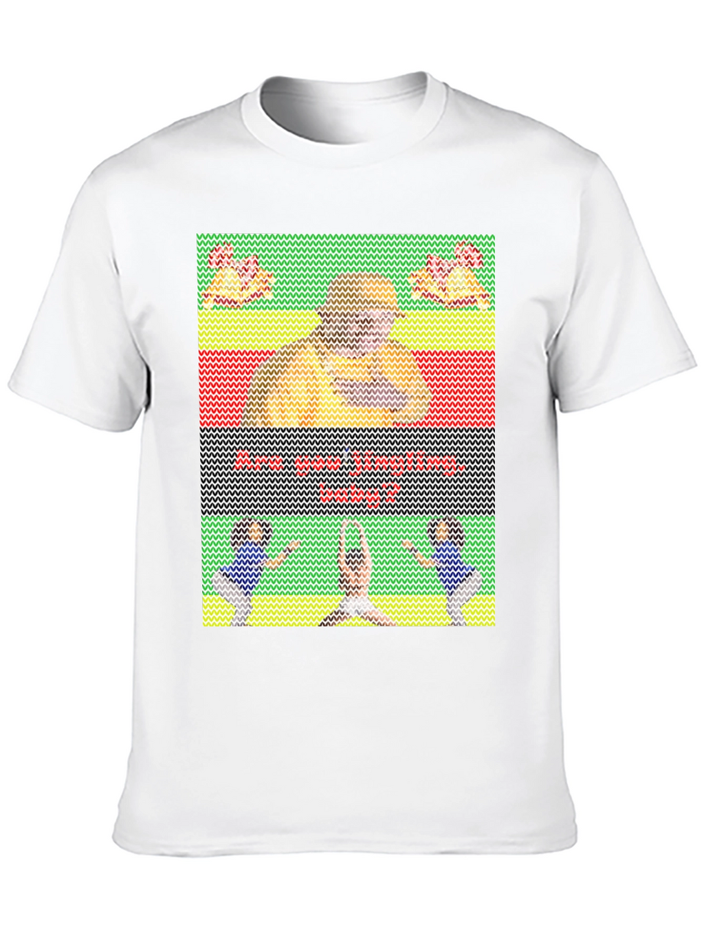 Funny Ugly Christmas Sweater Style T-Shirt