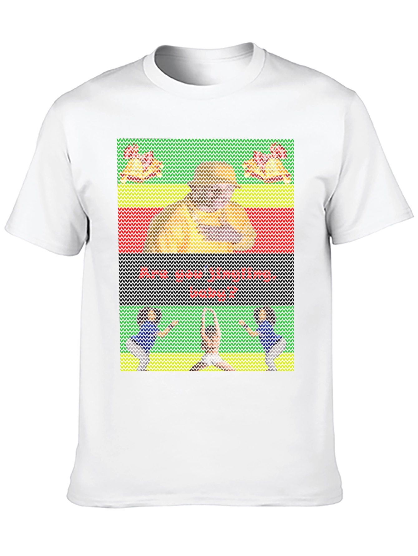 Funny Ugly Christmas Sweater Style T-Shirt