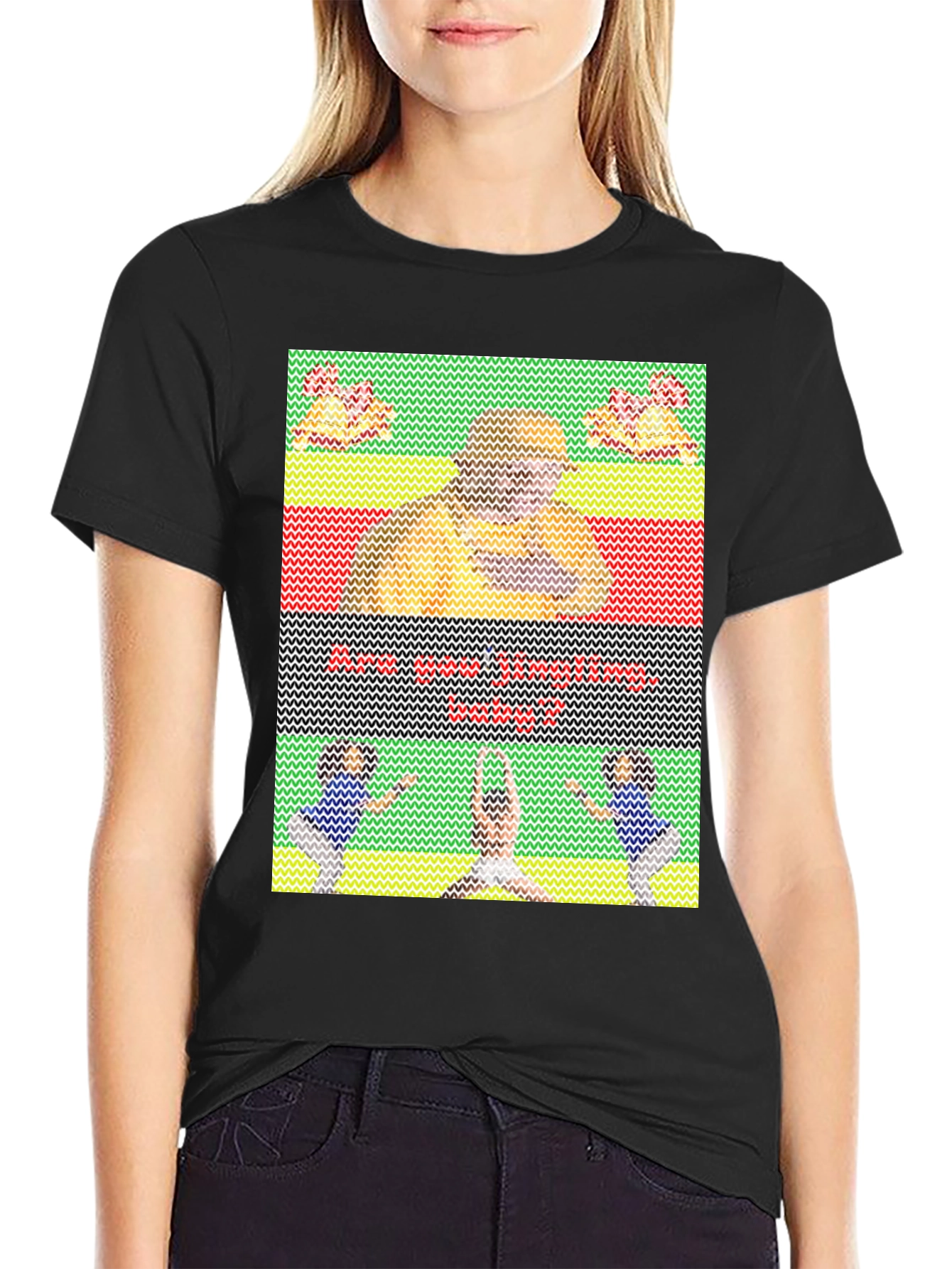 Funny Ugly Christmas Sweater Style T-Shirt