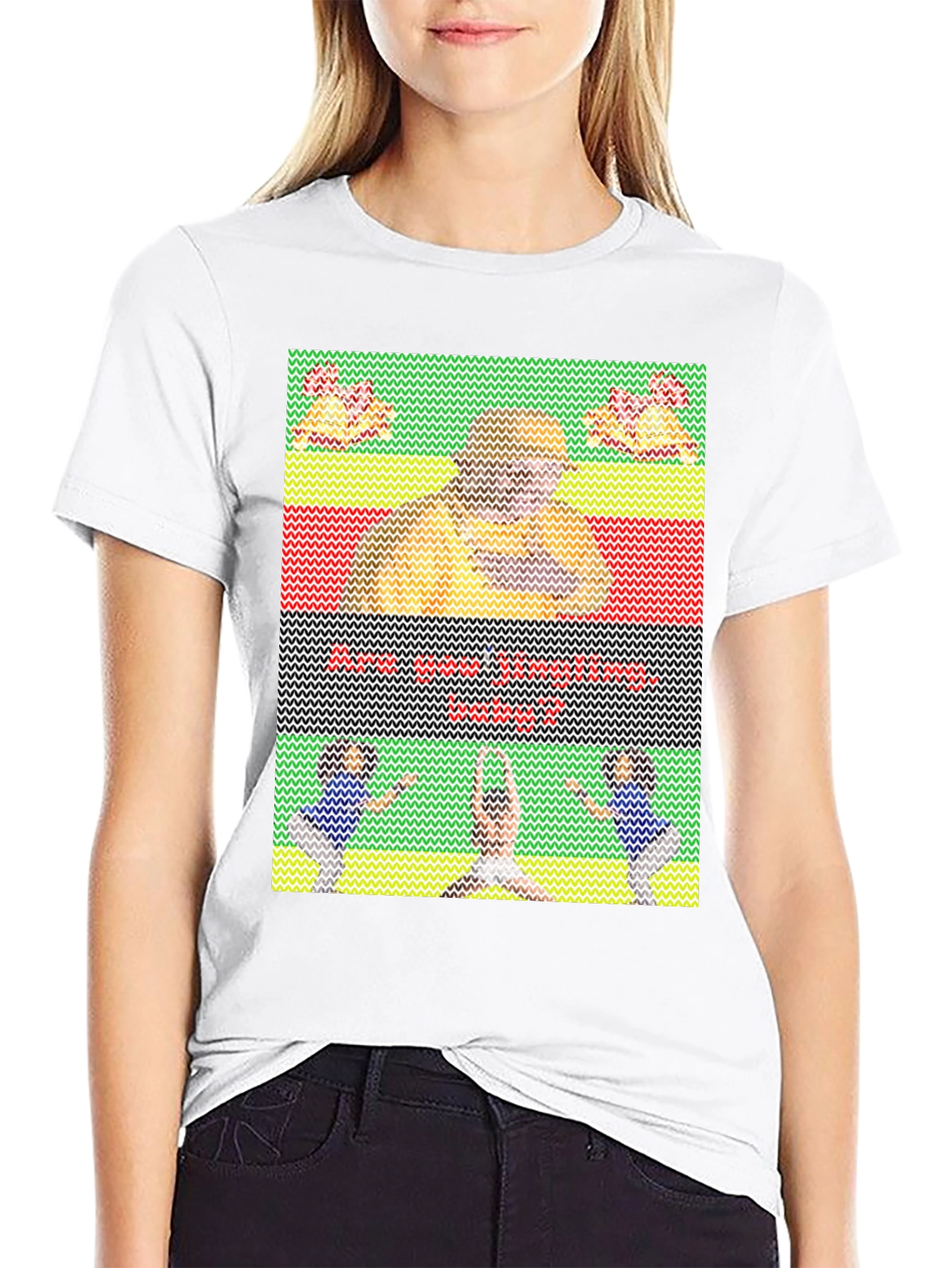 Funny Ugly Christmas Sweater Style T-Shirt