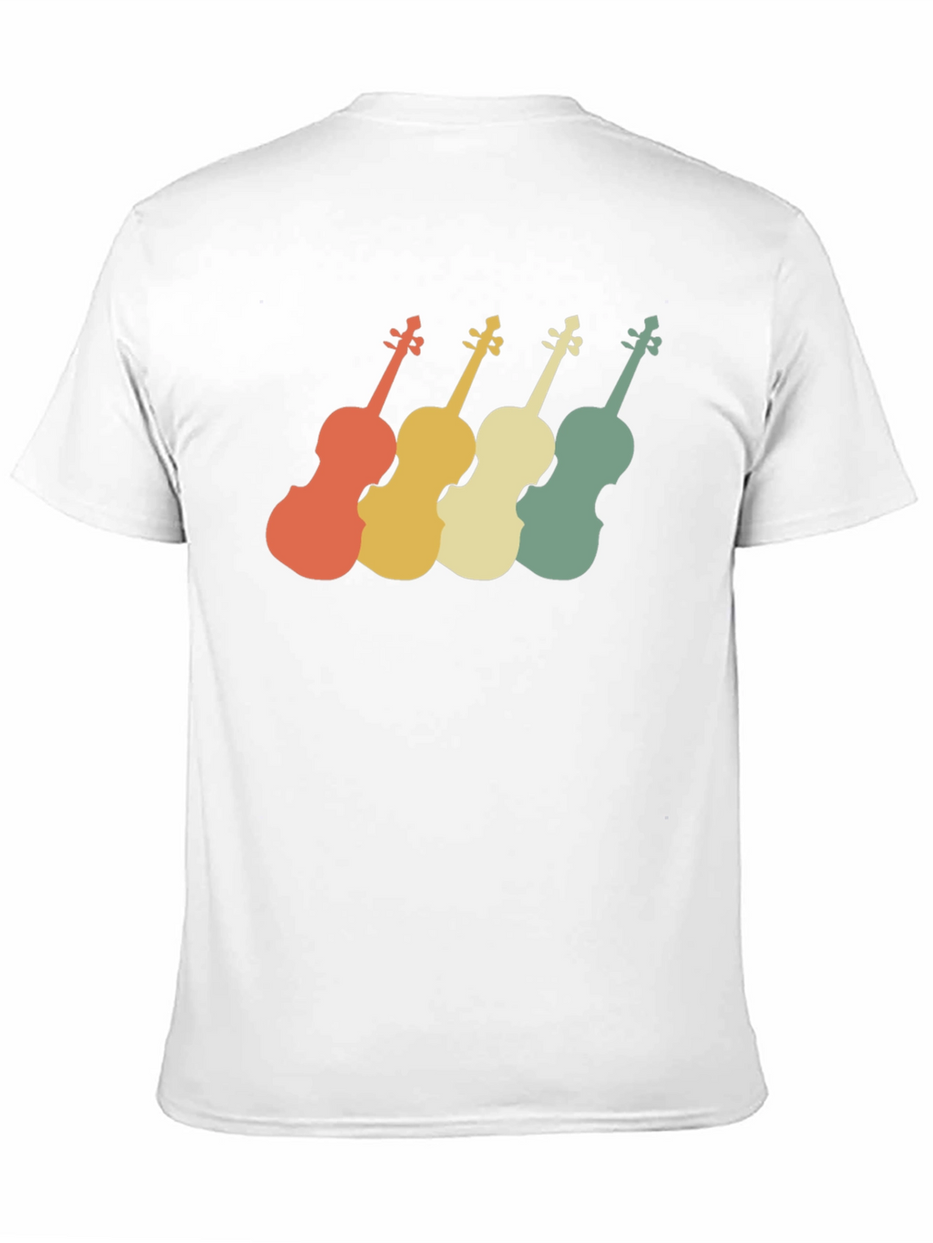 Retro Violin T-Shirt - Musical Instrument Tee