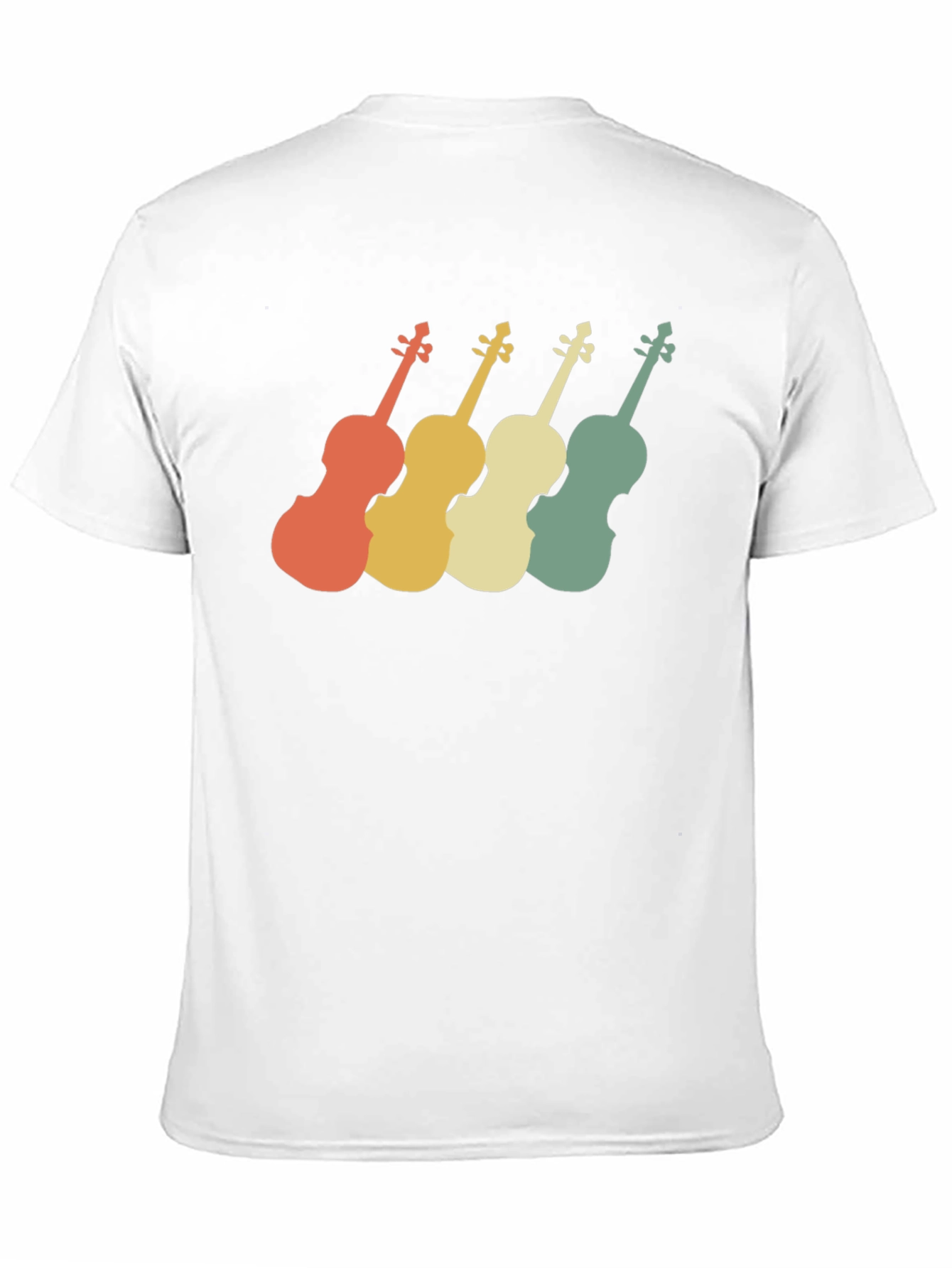 Retro Violin T-Shirt - Musical Instrument Tee