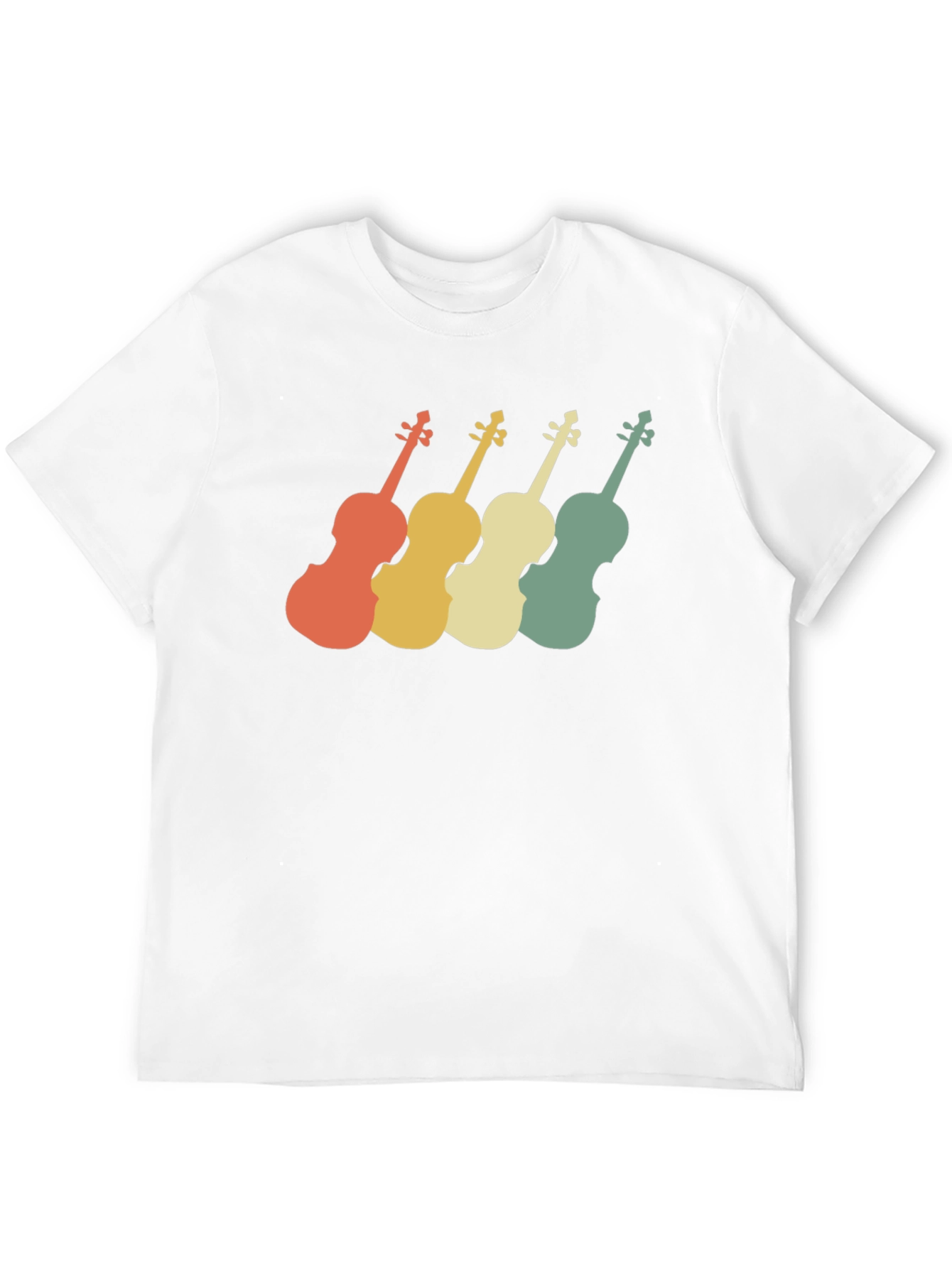 Retro Violin T-Shirt - Musical Instrument Tee