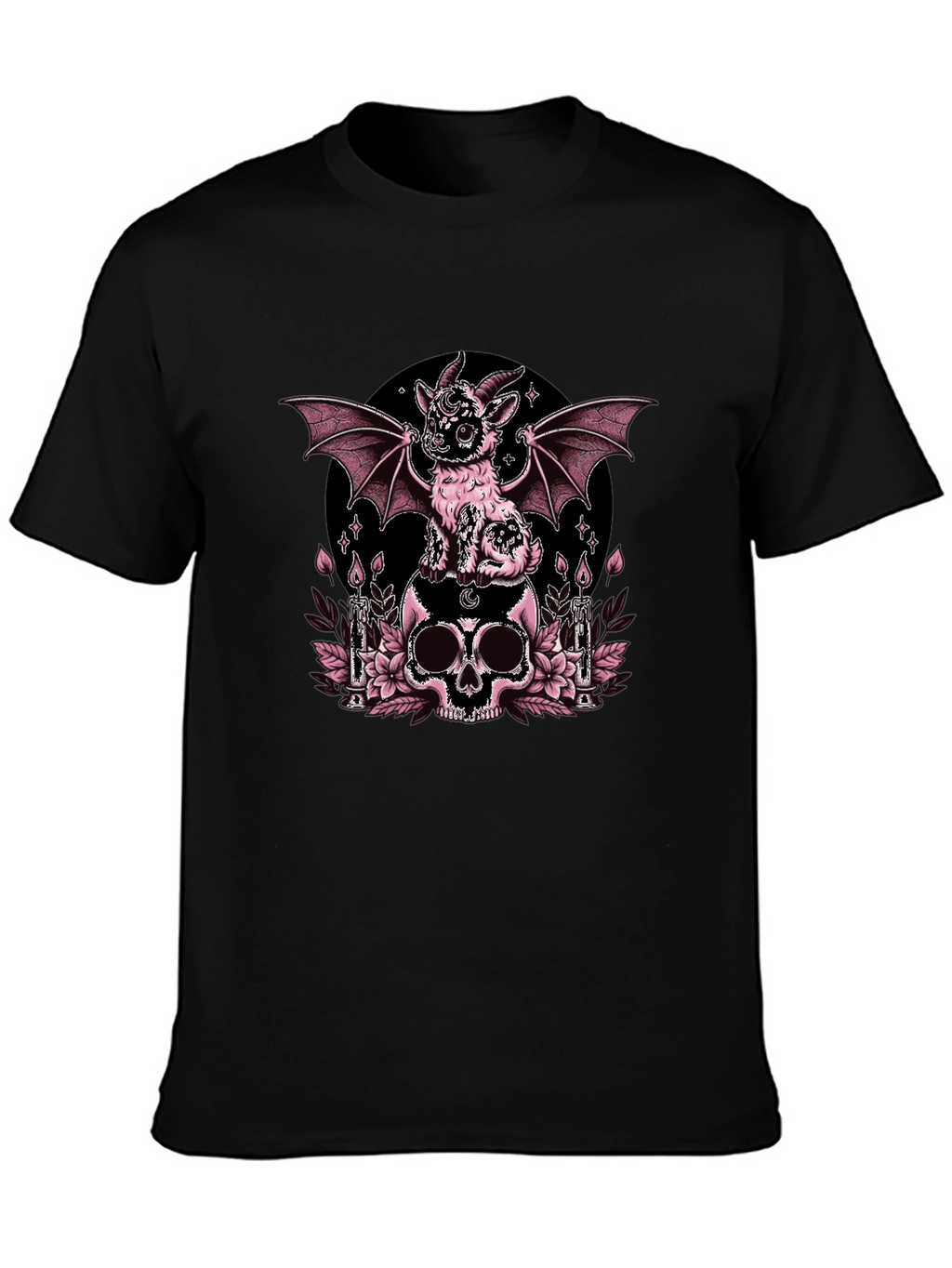 Gothic Goat Skull T-Shirt