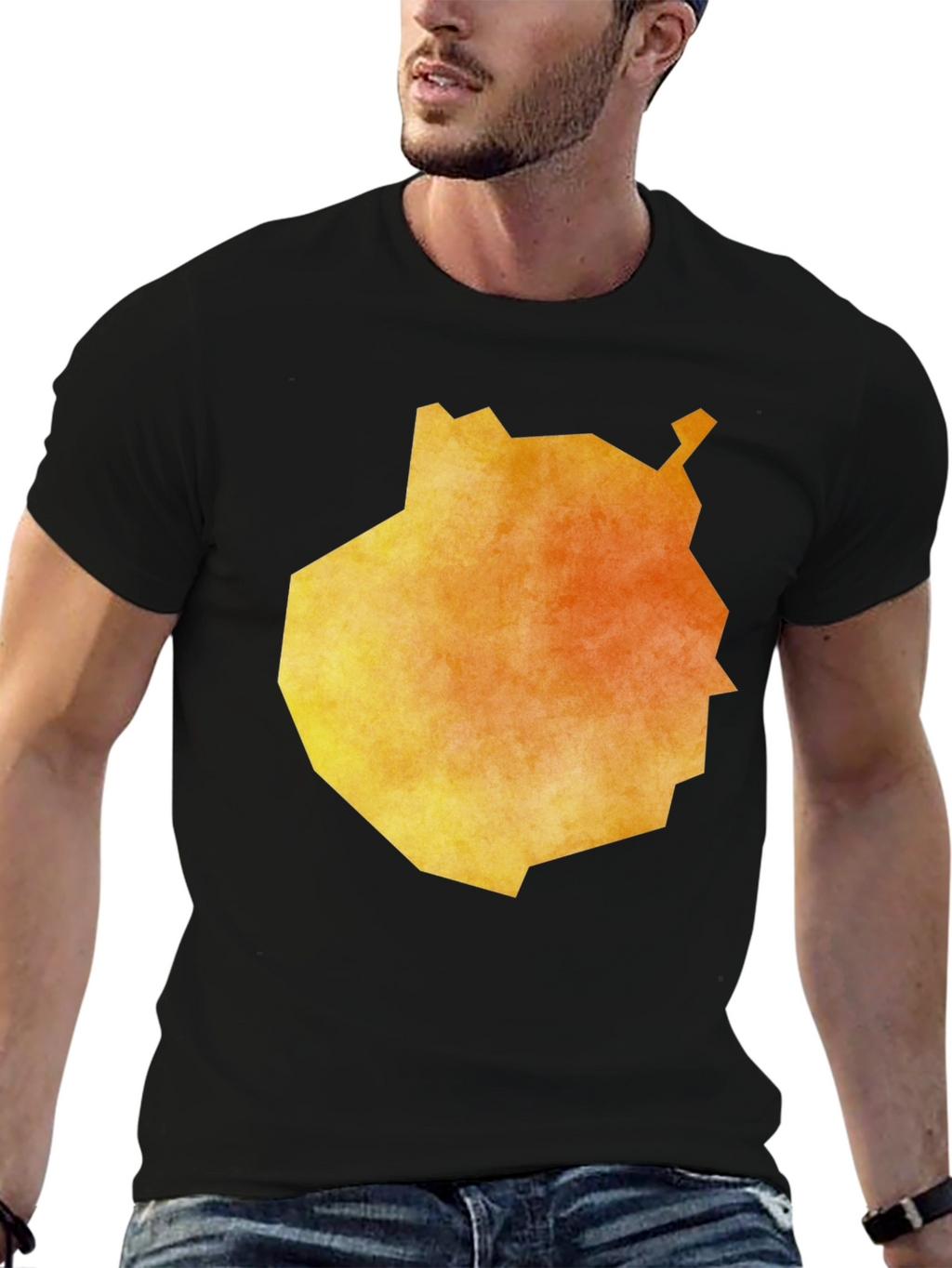 Abstract Geometric Graphic Tee - Modern Art Shirt
