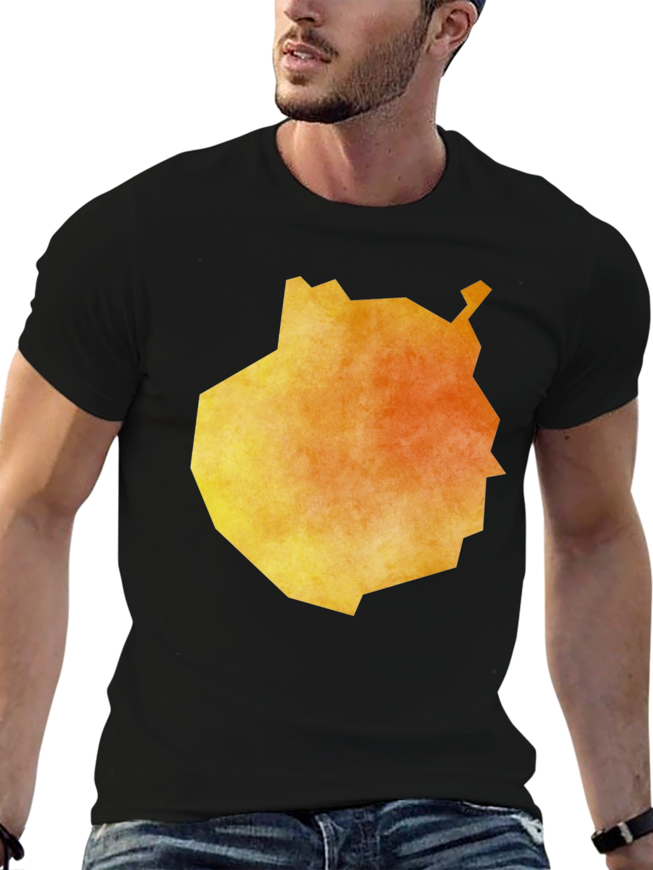 Abstract Geometric Graphic Tee - Modern Art Shirt