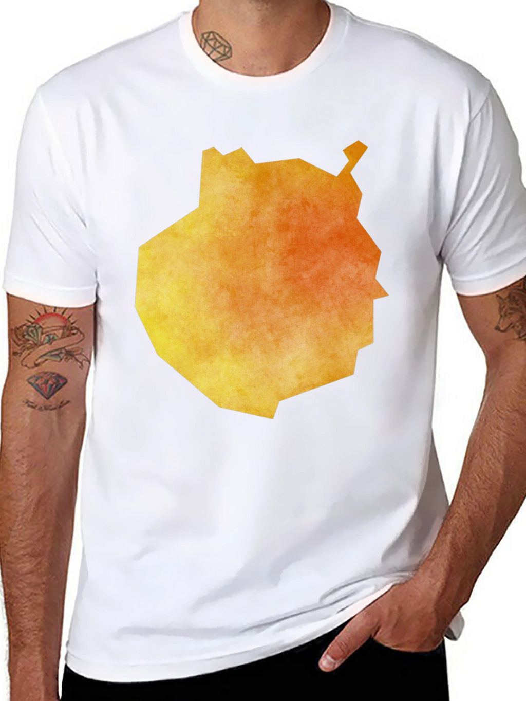 Abstract Geometric Graphic Tee - Modern Art Shirt