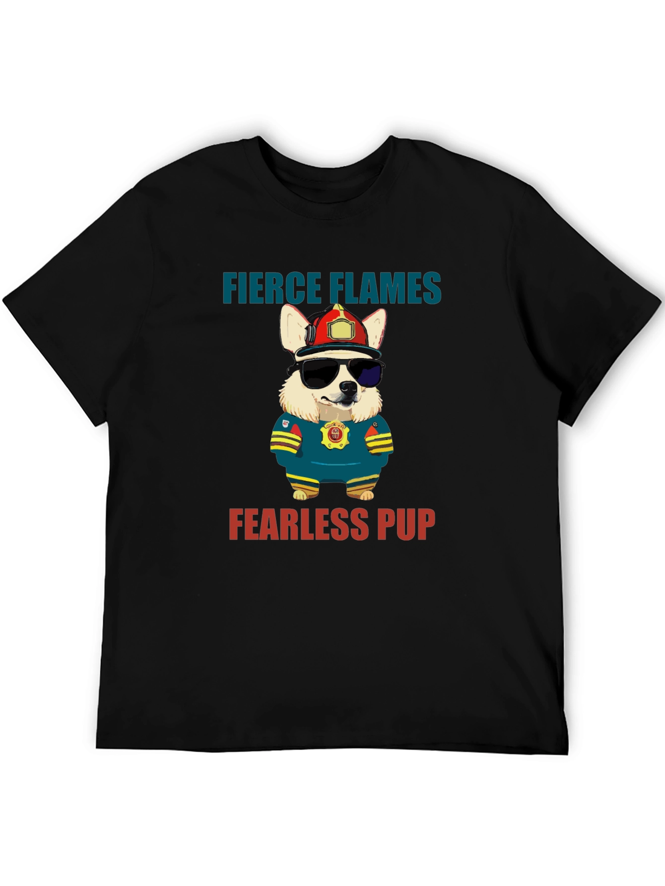 Fierce Flames Fearless Pup T-Shirt